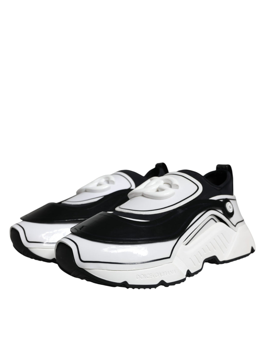 Dolce & Gabbana White Athletic Sneakers for Men detail view