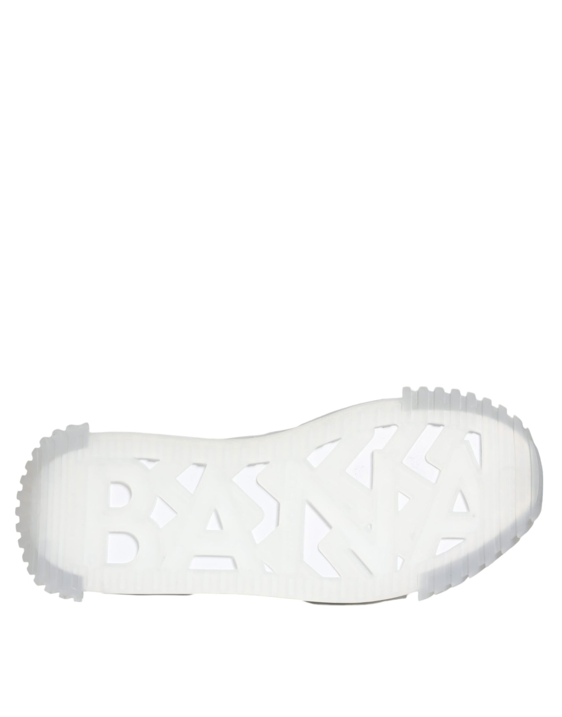 Dolce & Gabbana Baskets basses NS1 en nylon noir et argent