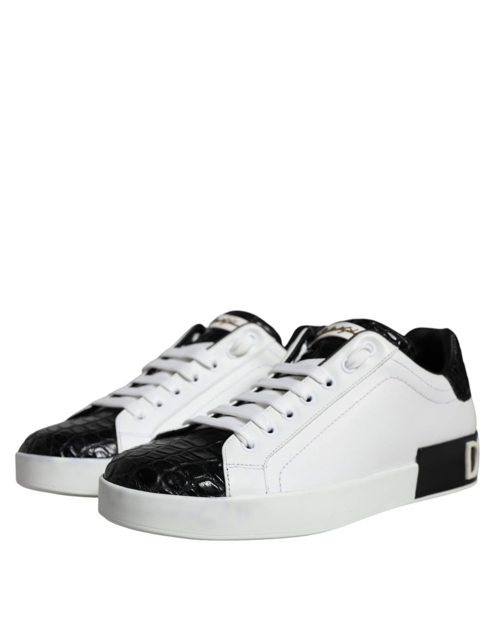 Dolce & Gabbana Black Low Top Sneakers for Men detail view