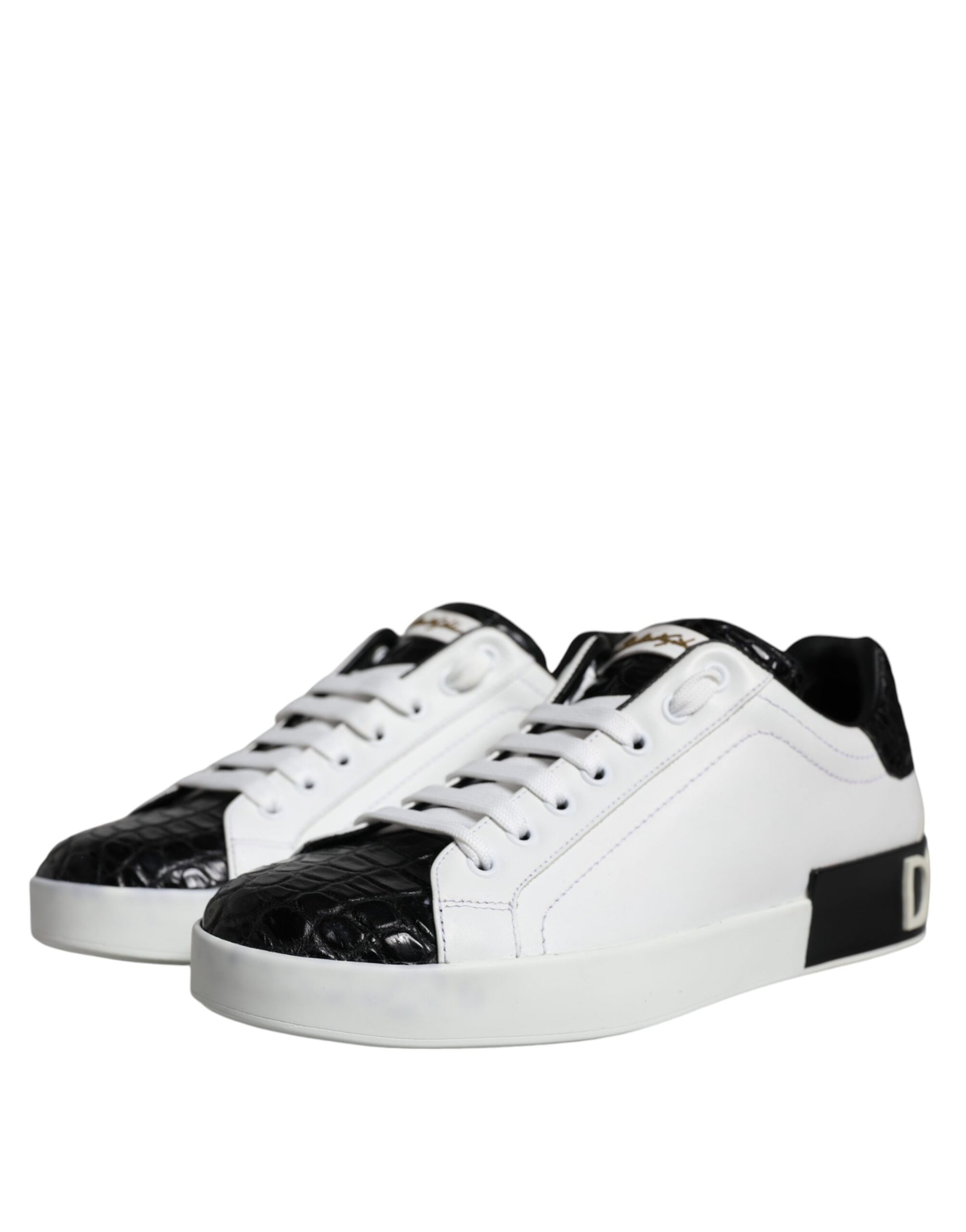 Dolce & Gabbana Black Low Top Sneakers for Men detail view