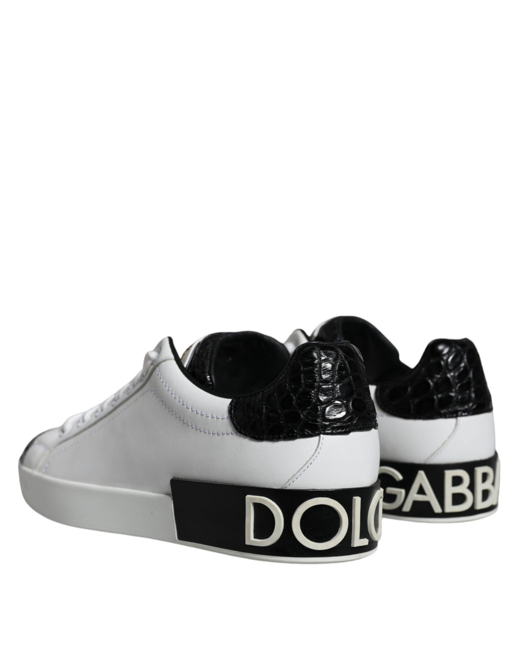 Dolce & Gabbana Black Low Top Sneakers for Men side view
