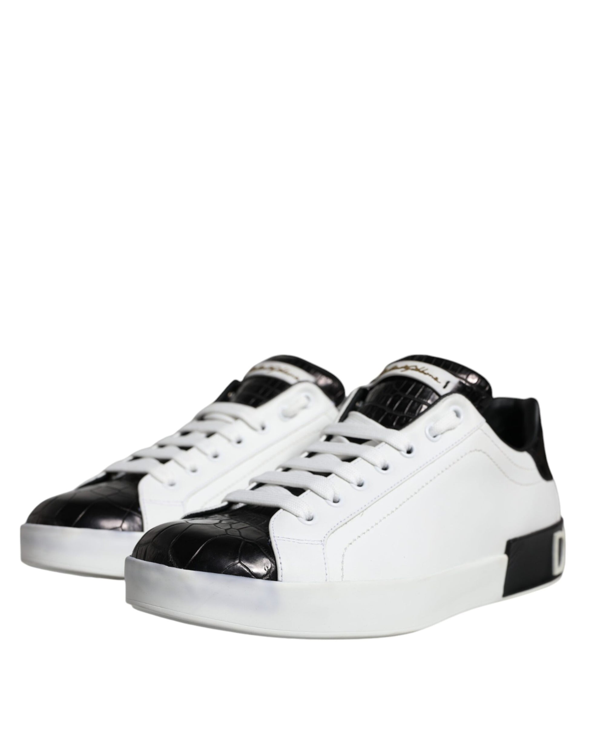 Dolce & Gabbana Black Low Top Sneakers for Men detail view