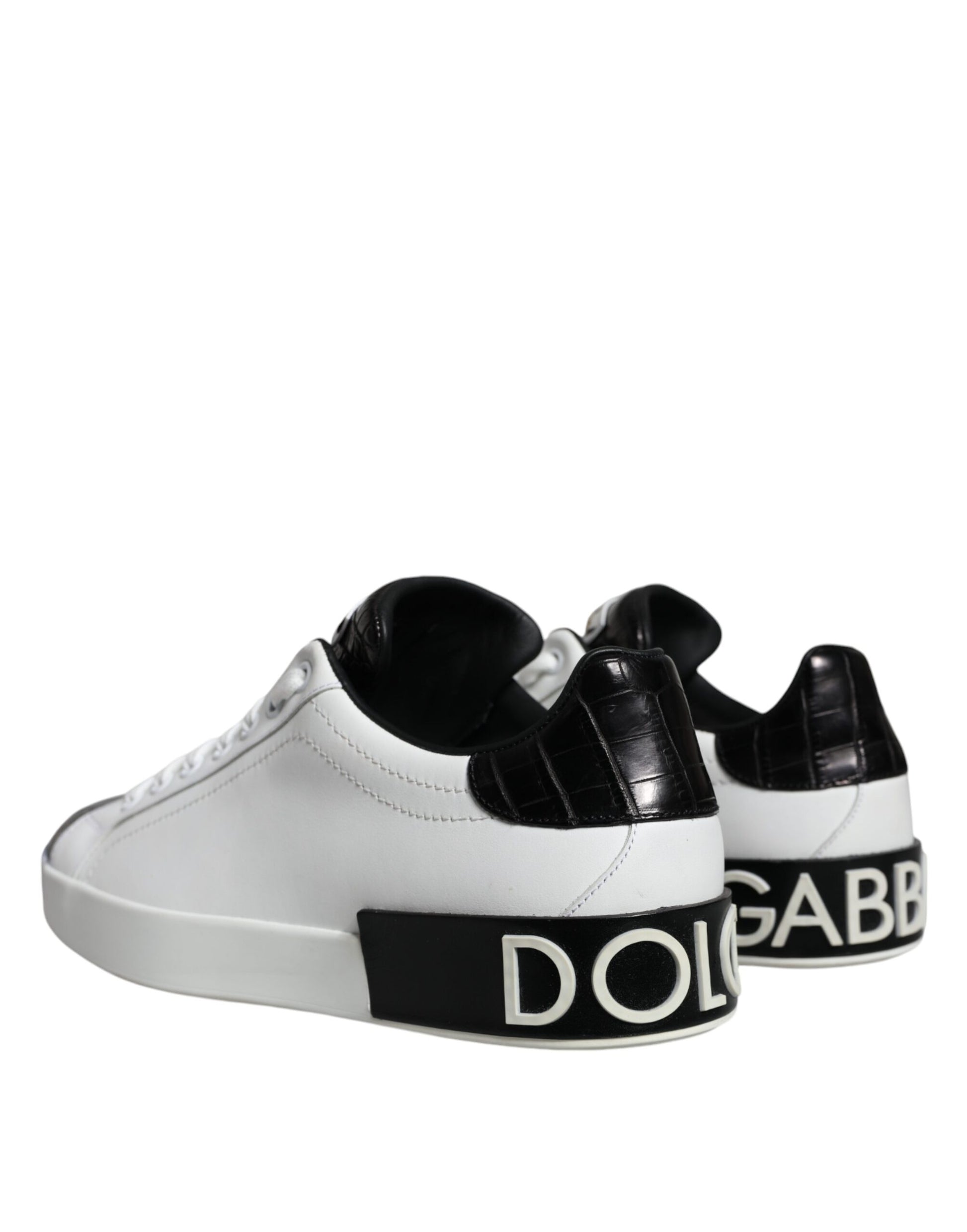 Dolce & Gabbana Black Low Top Sneakers for Men side view