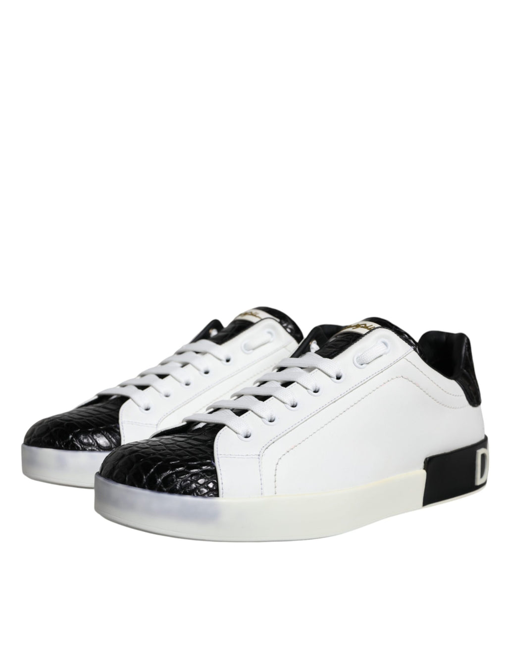 Dolce & Gabbana Black Low Top Sneakers for Men detail view