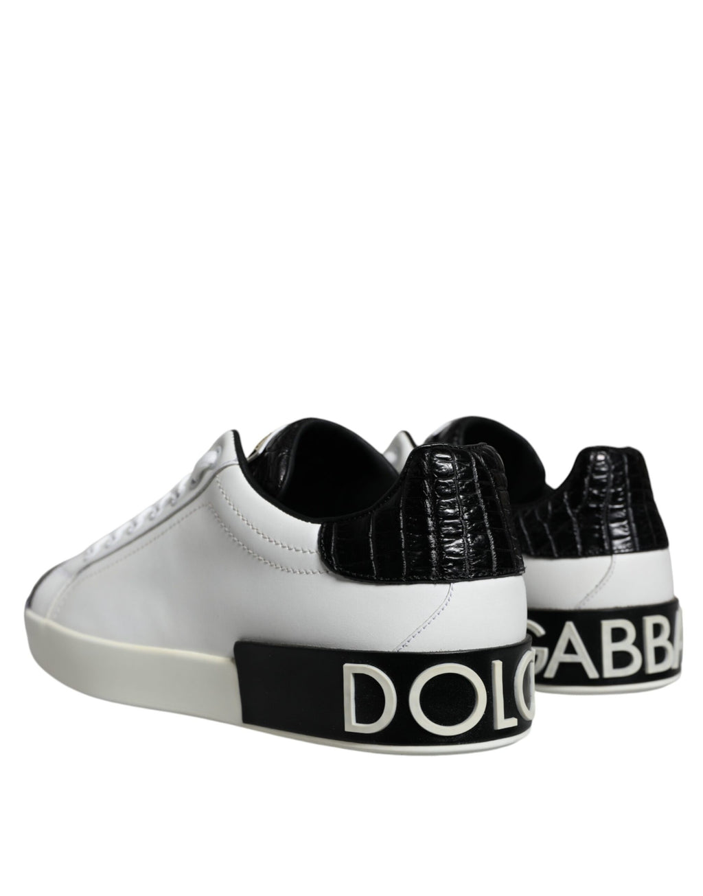 Dolce & Gabbana Black Low Top Sneakers for Men side view
