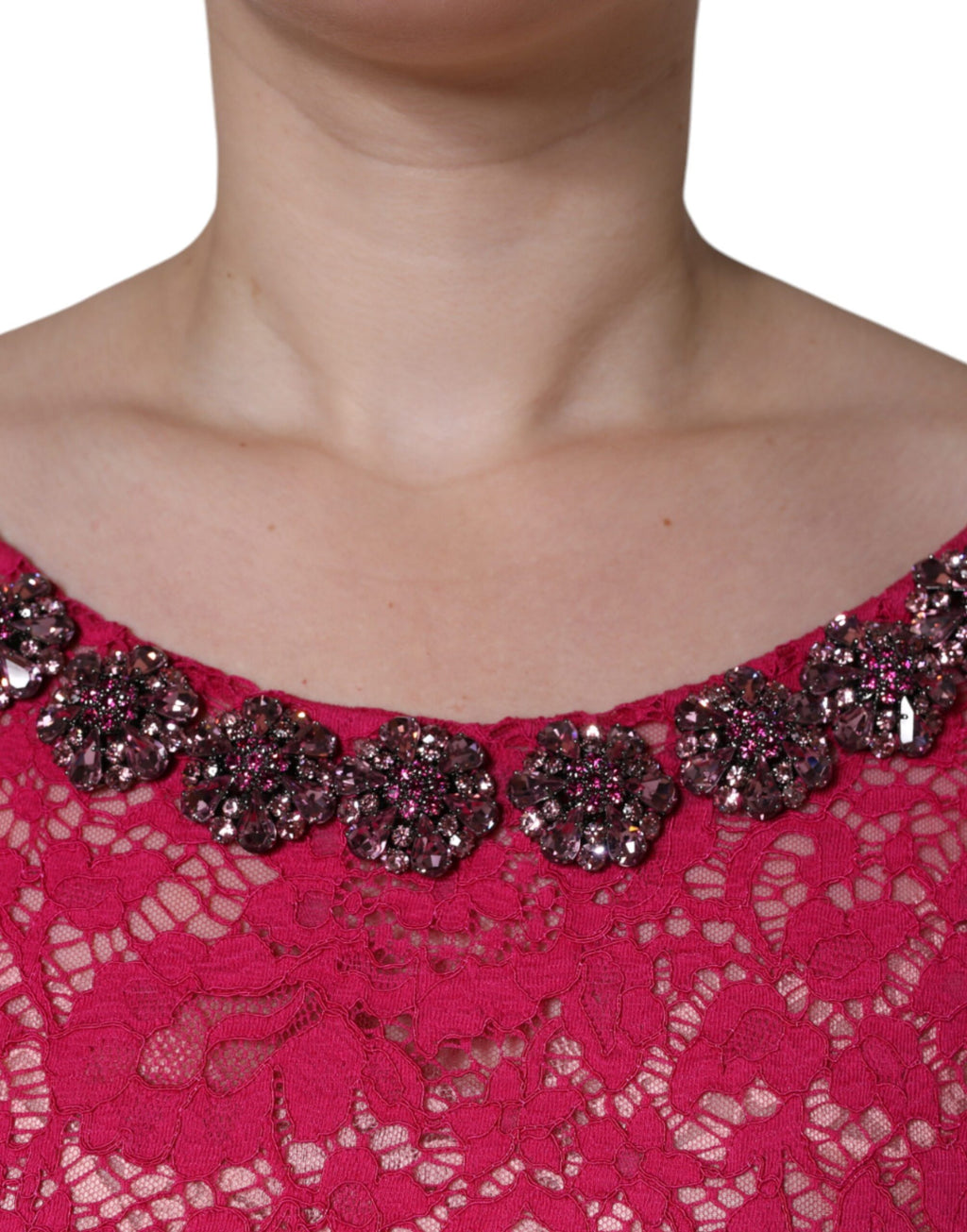 Dolce & Gabbana Pink Long Dress for Women additional view