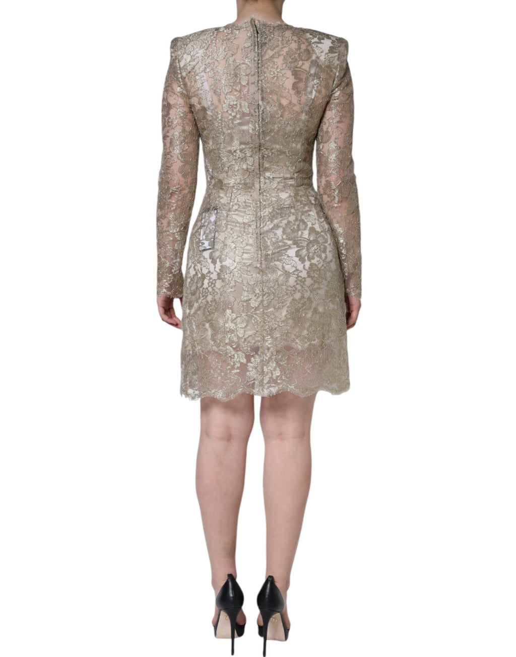 Dolce & Gabbana Gold Short for Women side view
