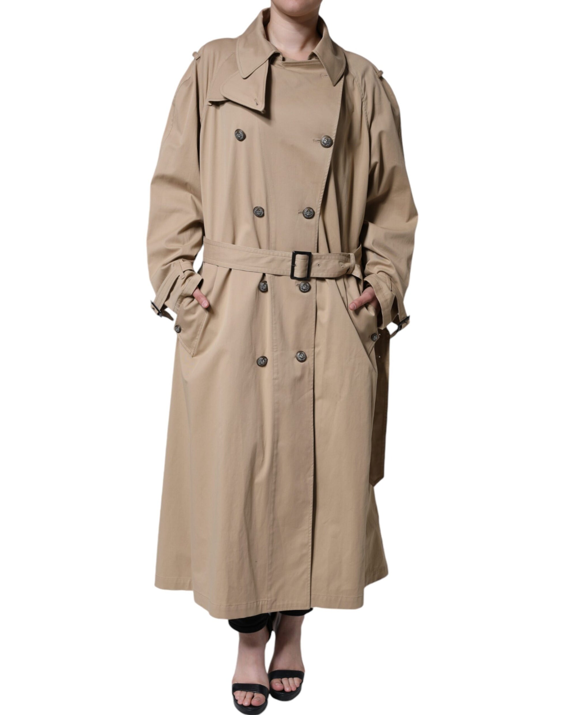 Dolce & Gabbana Green Trench Coats for Women