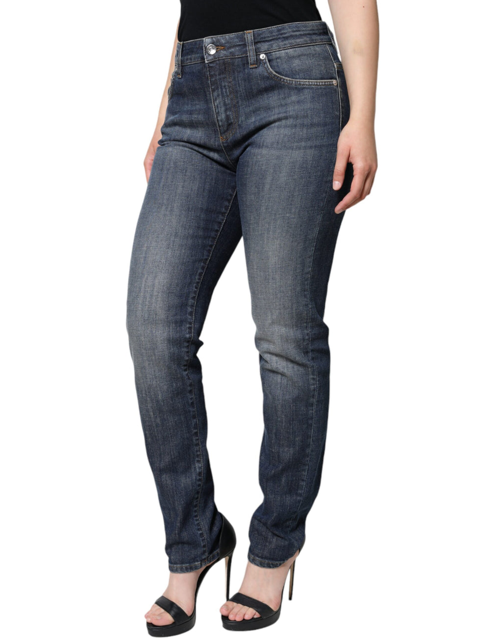 Dolce & Gabbana Blue Skinny Jeans for Women alternate view