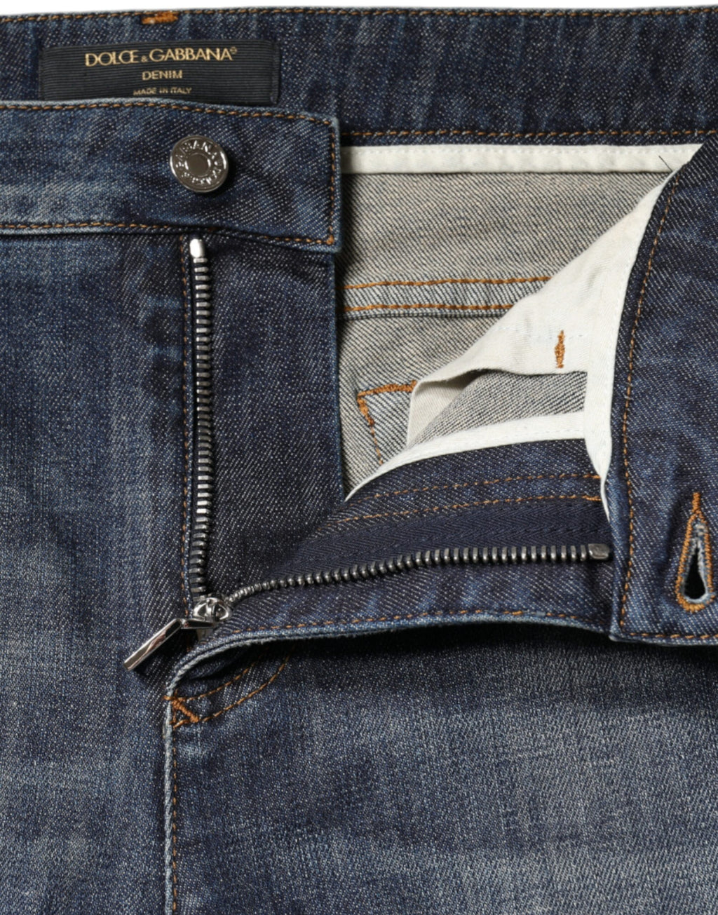 Dolce & Gabbana Blue Skinny Jeans for Women additional view