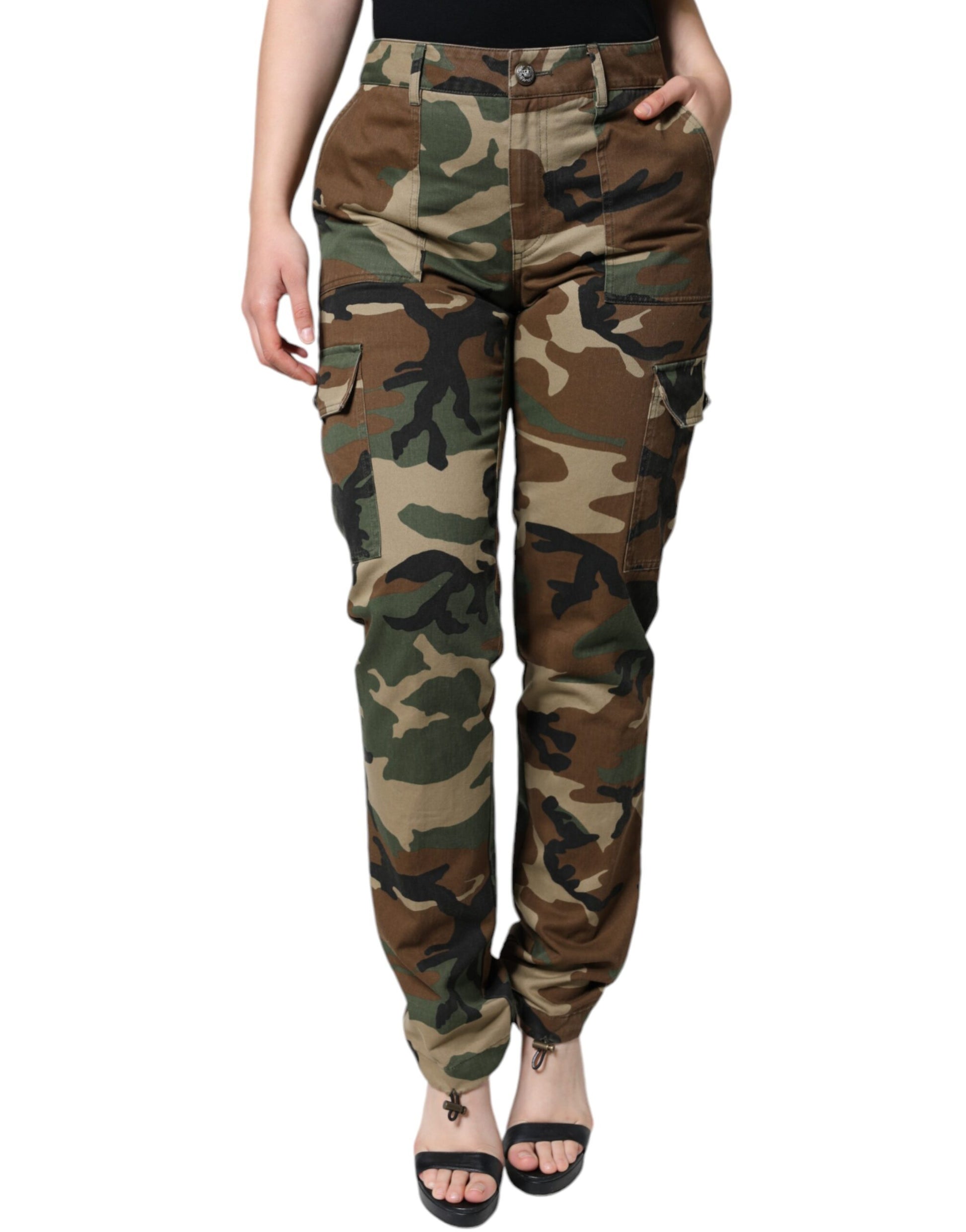 Dolce & Gabbana Multicolor Cargo Pants for Women alternate view