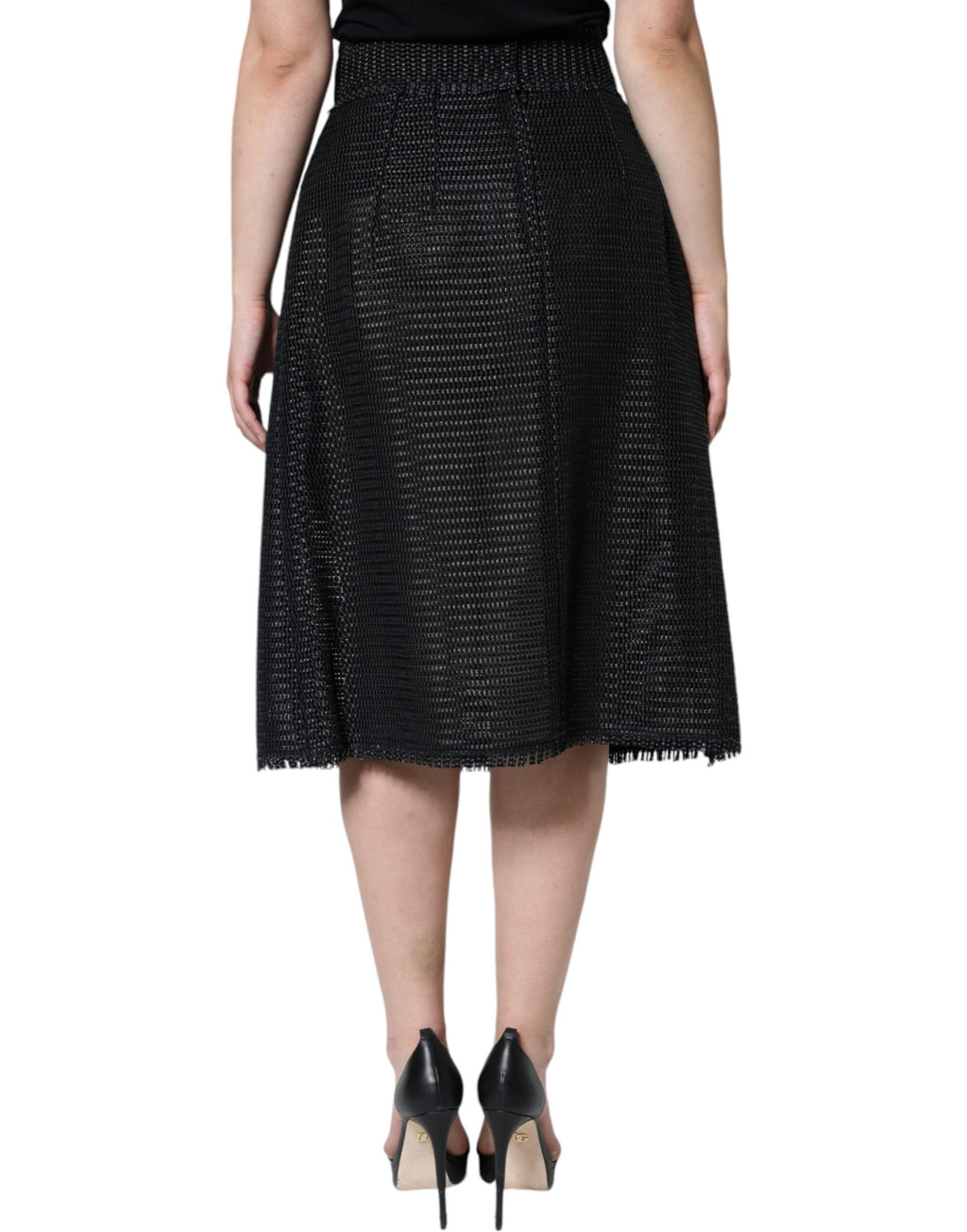 Dolce & Gabbana Black Midi for Women side view