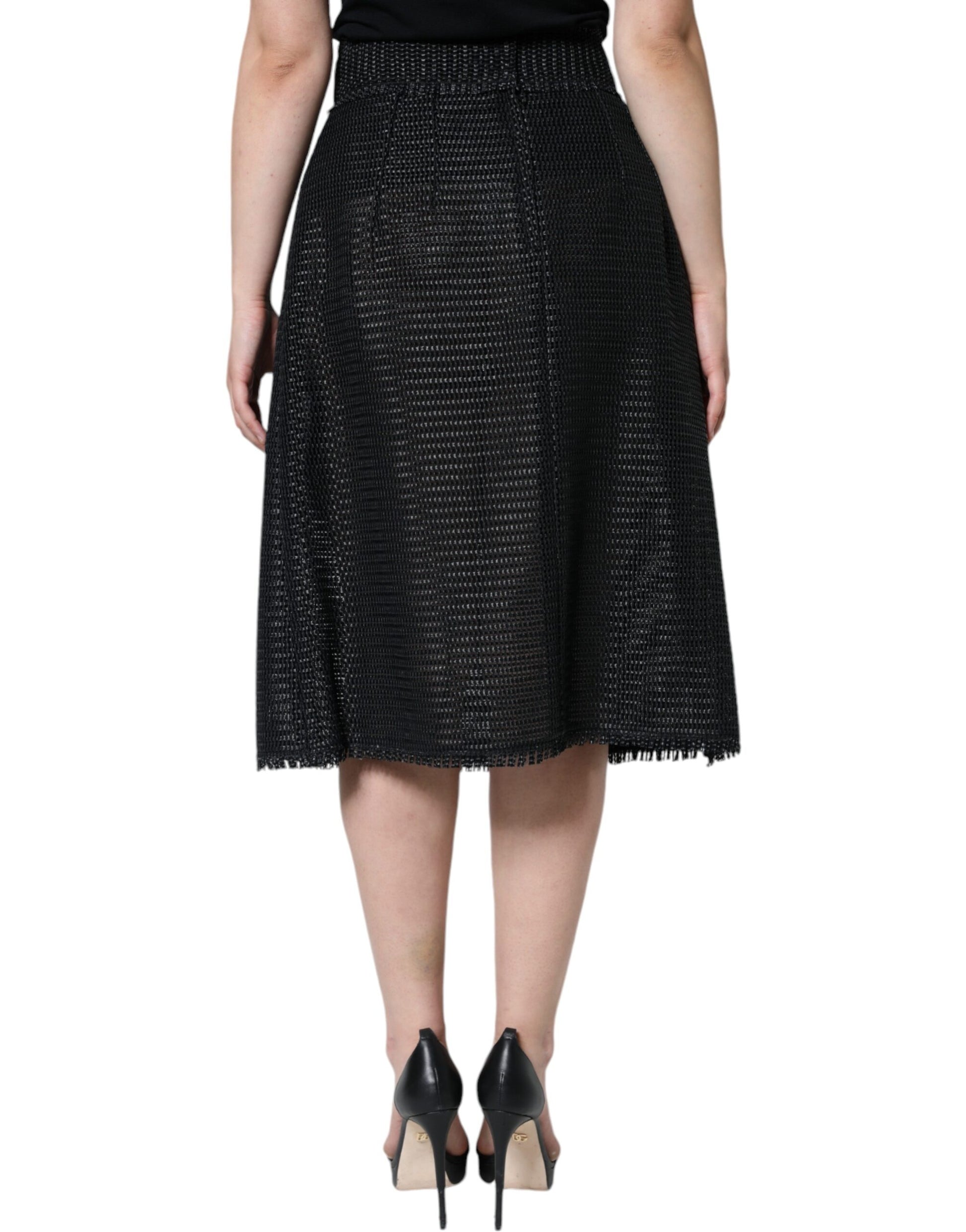 Dolce & Gabbana Black Midi for Women side view