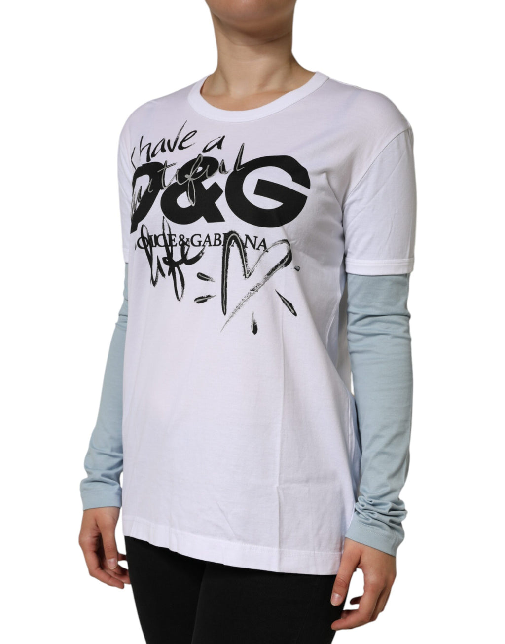 Dolce & Gabbana White T-Shirt for Women detail view