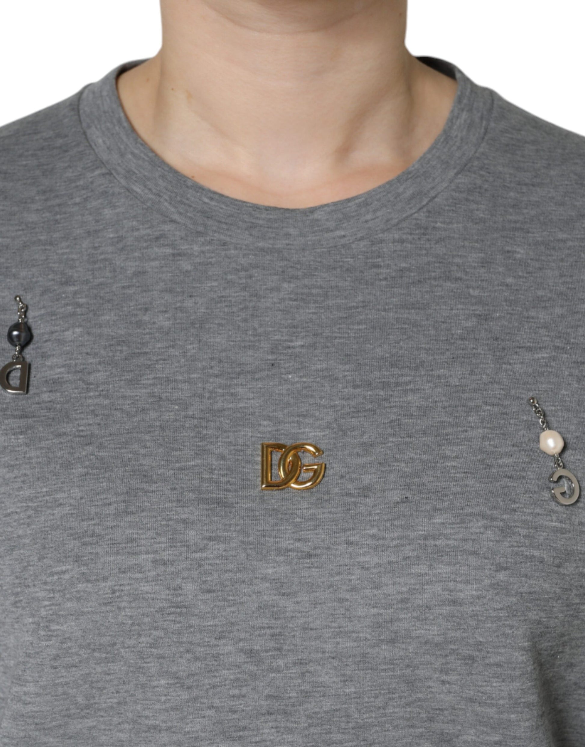 Dolce & Gabbana Grey T-Shirt for Women additional view