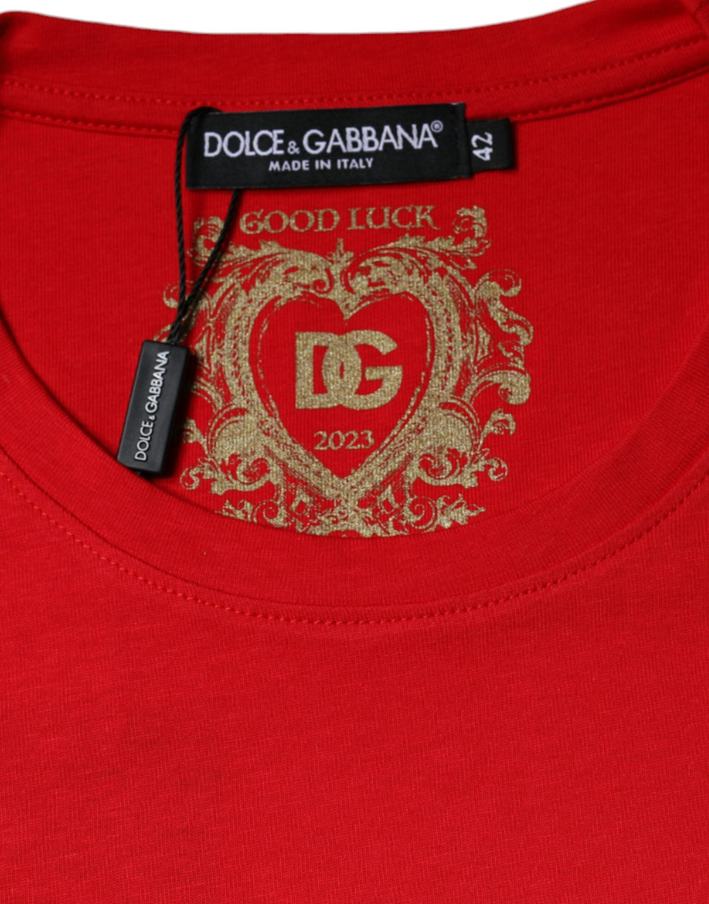 Dolce & Gabbana Red T-Shirt for Women additional view