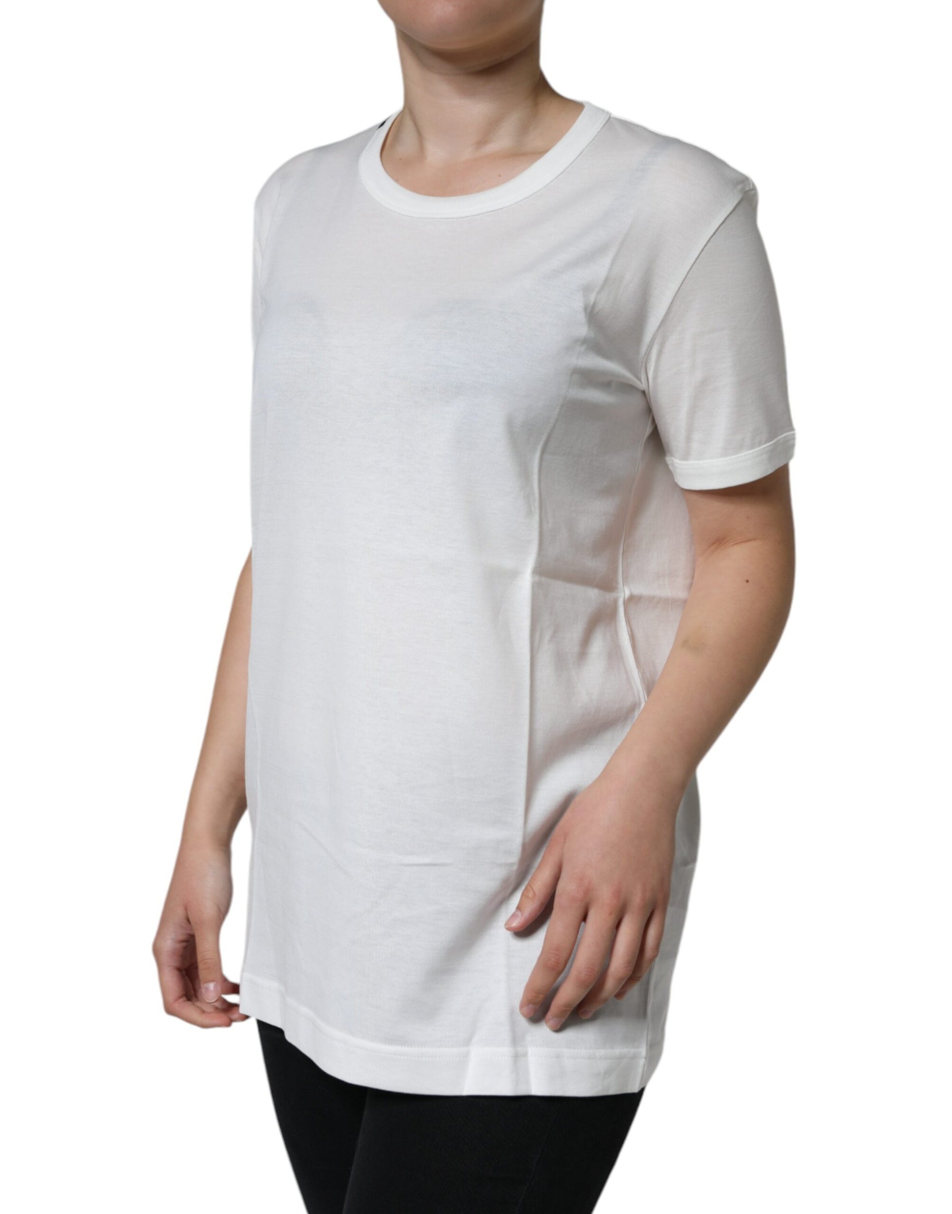 Dolce & Gabbana White T-Shirt for Women detail view