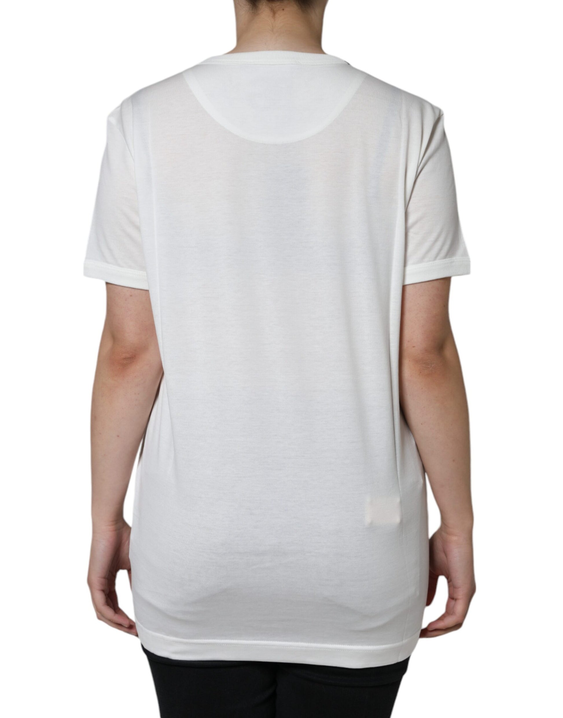 Dolce & Gabbana White T-Shirt for Women side view