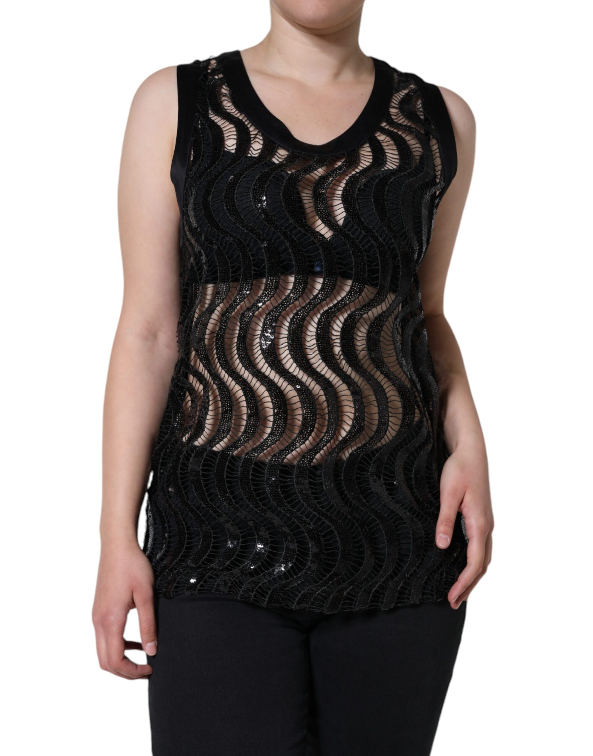 Dolce & Gabbana Black Tank Tops T for Women