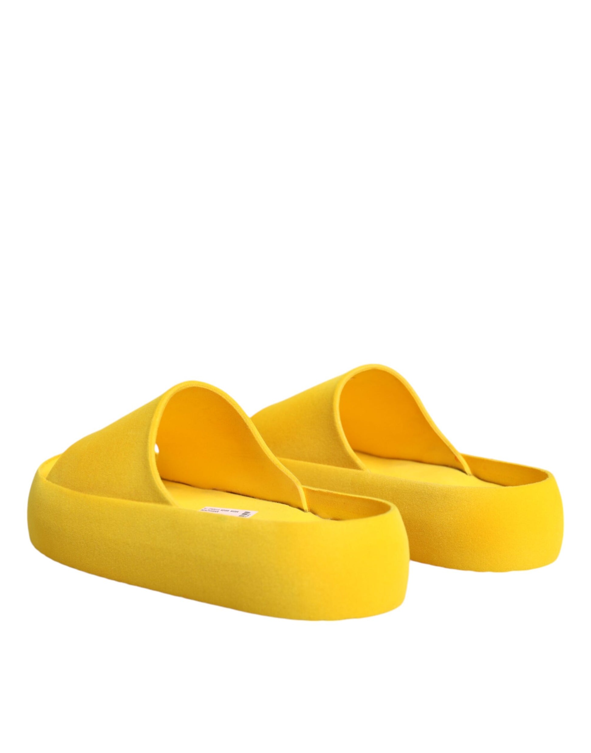 Dolce & Gabbana Yellow Slides for Women additional view