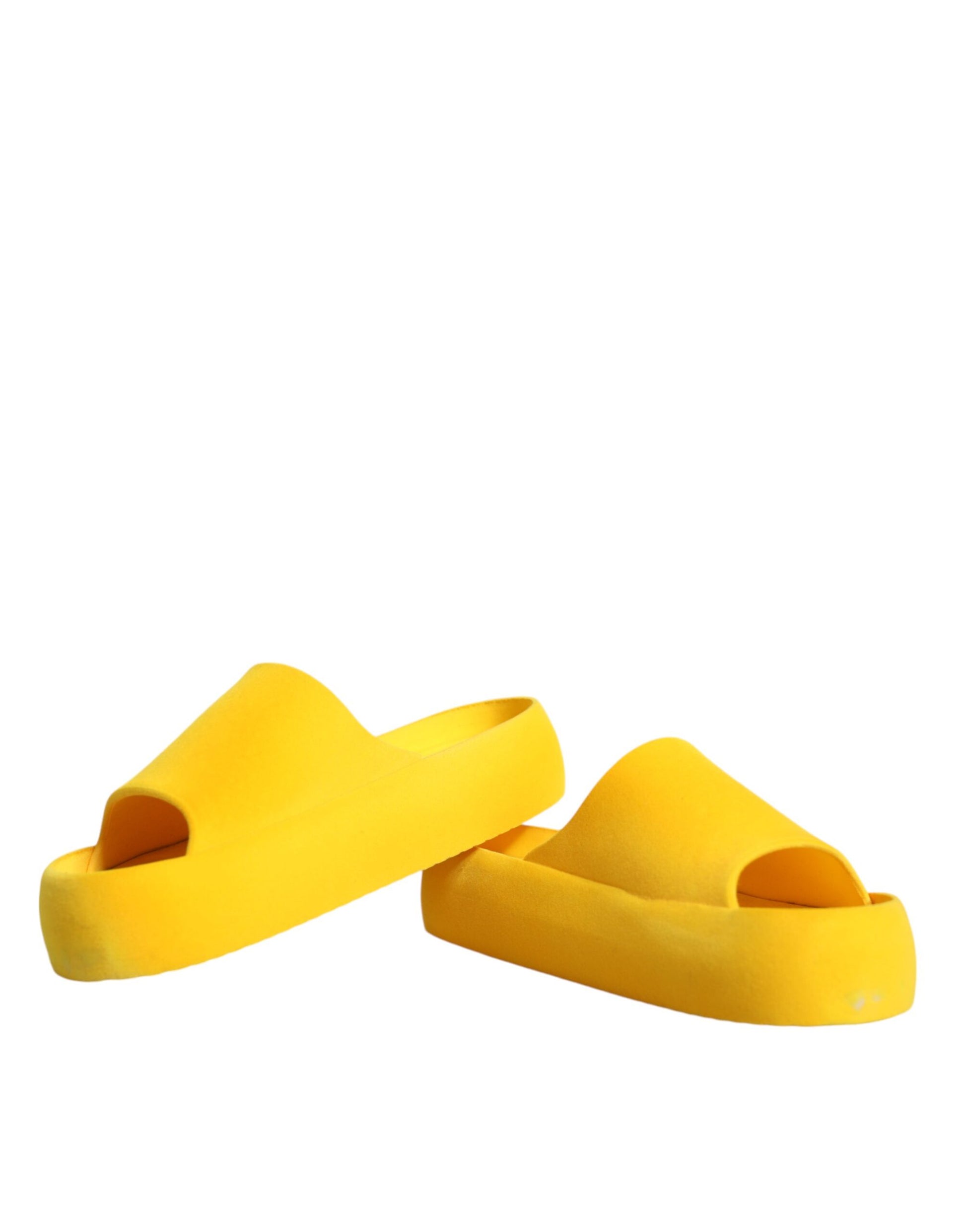Dolce & Gabbana Yellow Slides for Women additional view