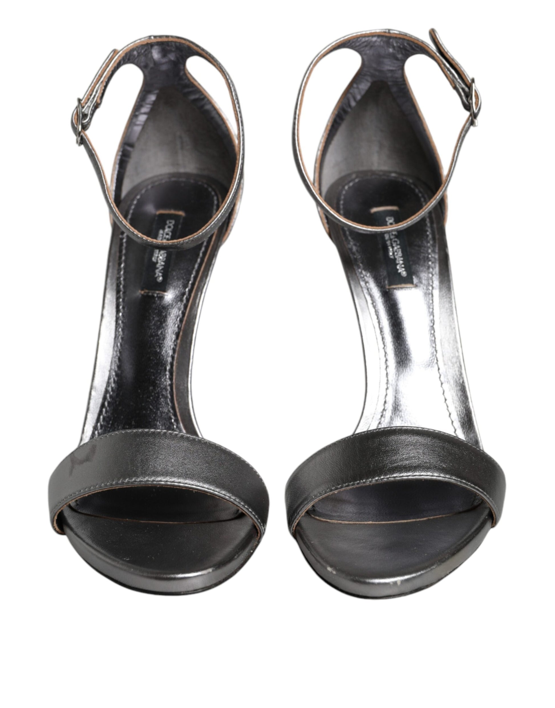 Dolce & Gabbana Silver Stiletto Heels for Women alternate view