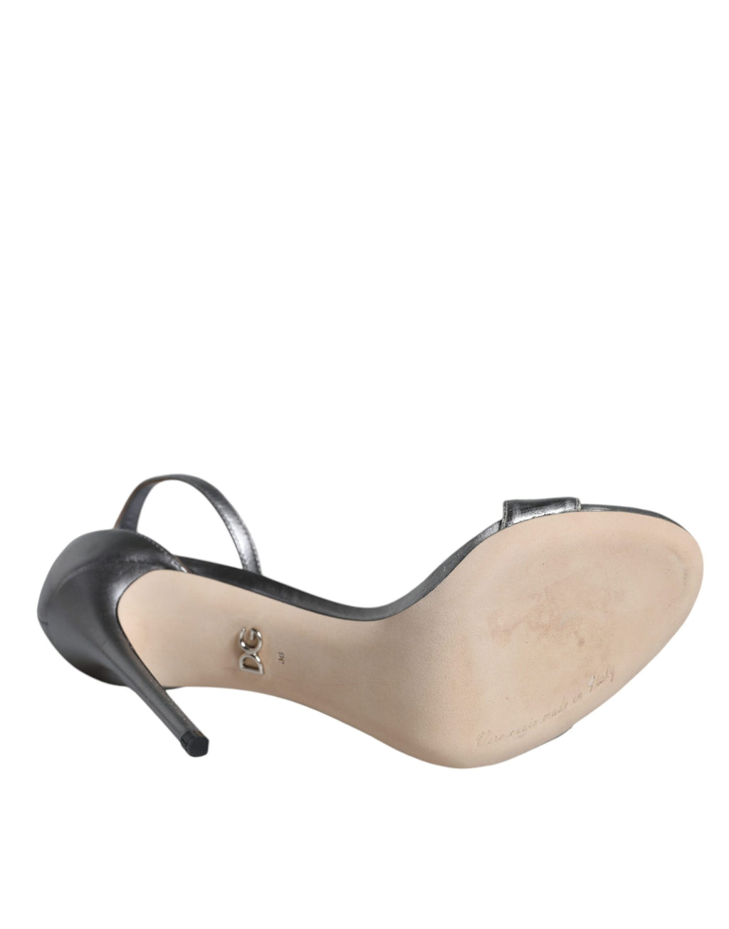 Dolce & Gabbana Silver Stiletto Heels for Women additional view