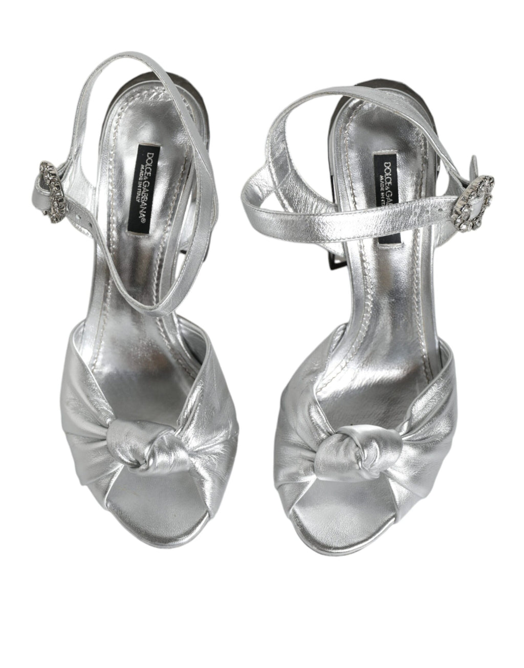 Dolce & Gabbana Silver Strap Ons for Women detail view