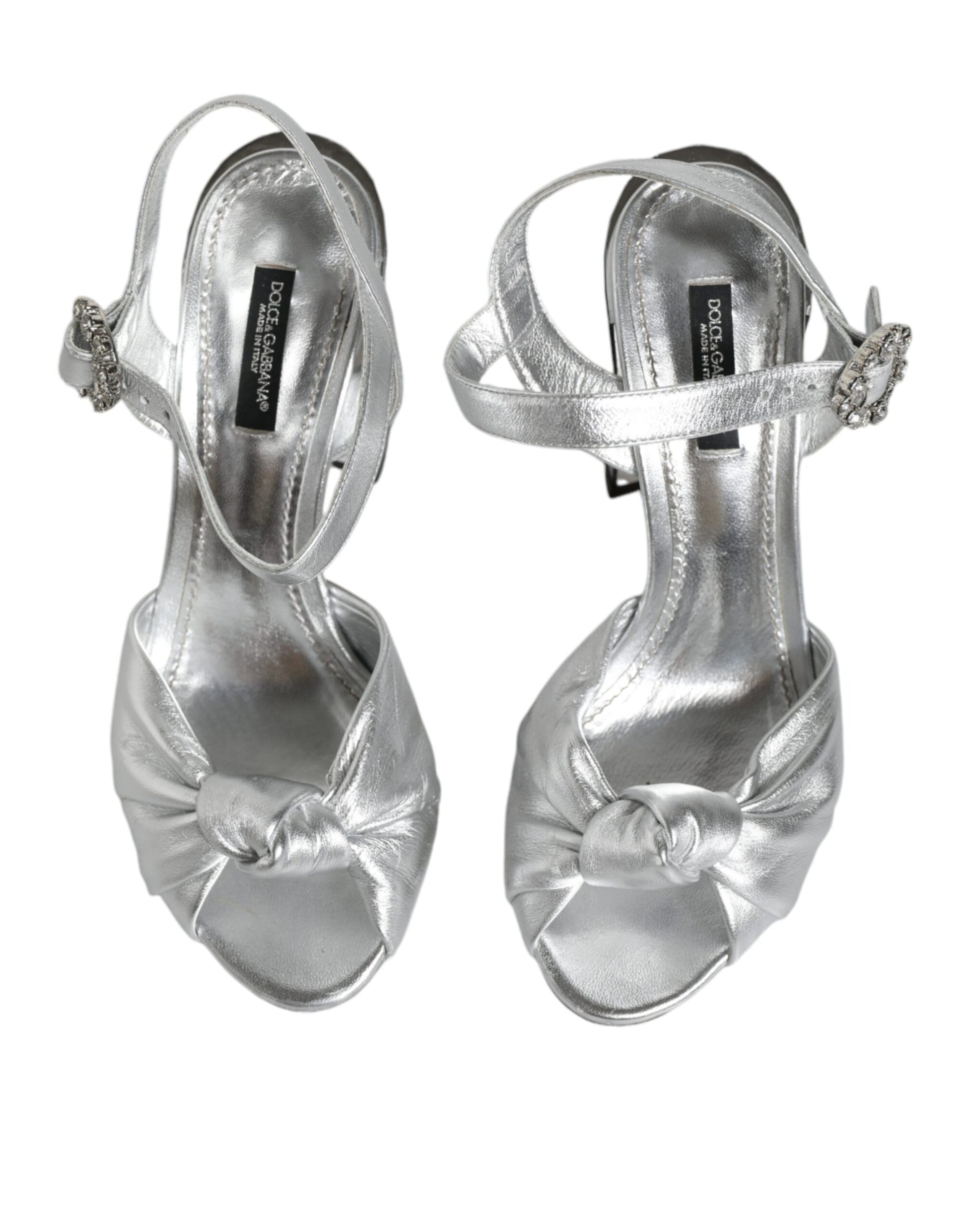 Dolce & Gabbana Silver Strap Ons for Women detail view