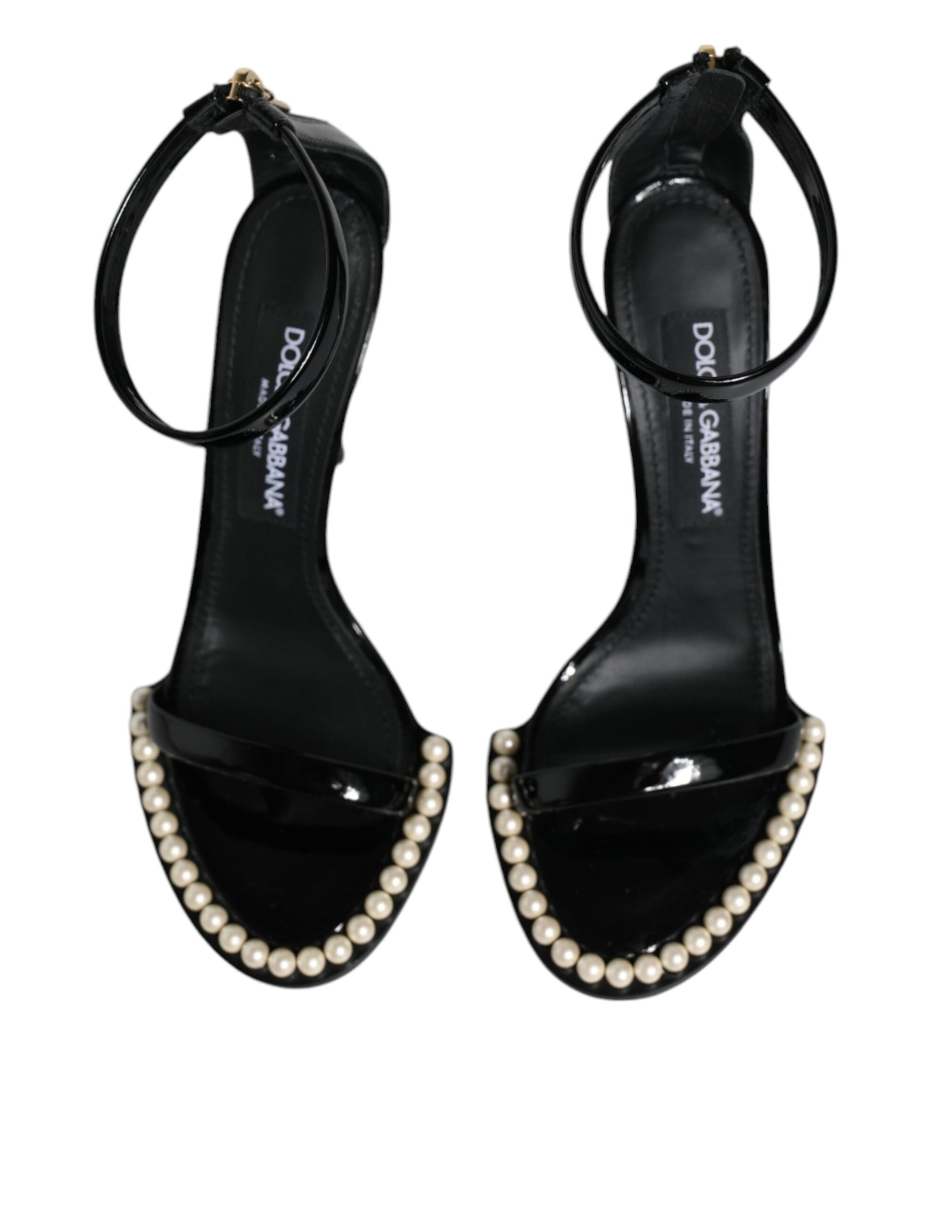 Dolce & Gabbana Black Stiletto Heels for Women detail view