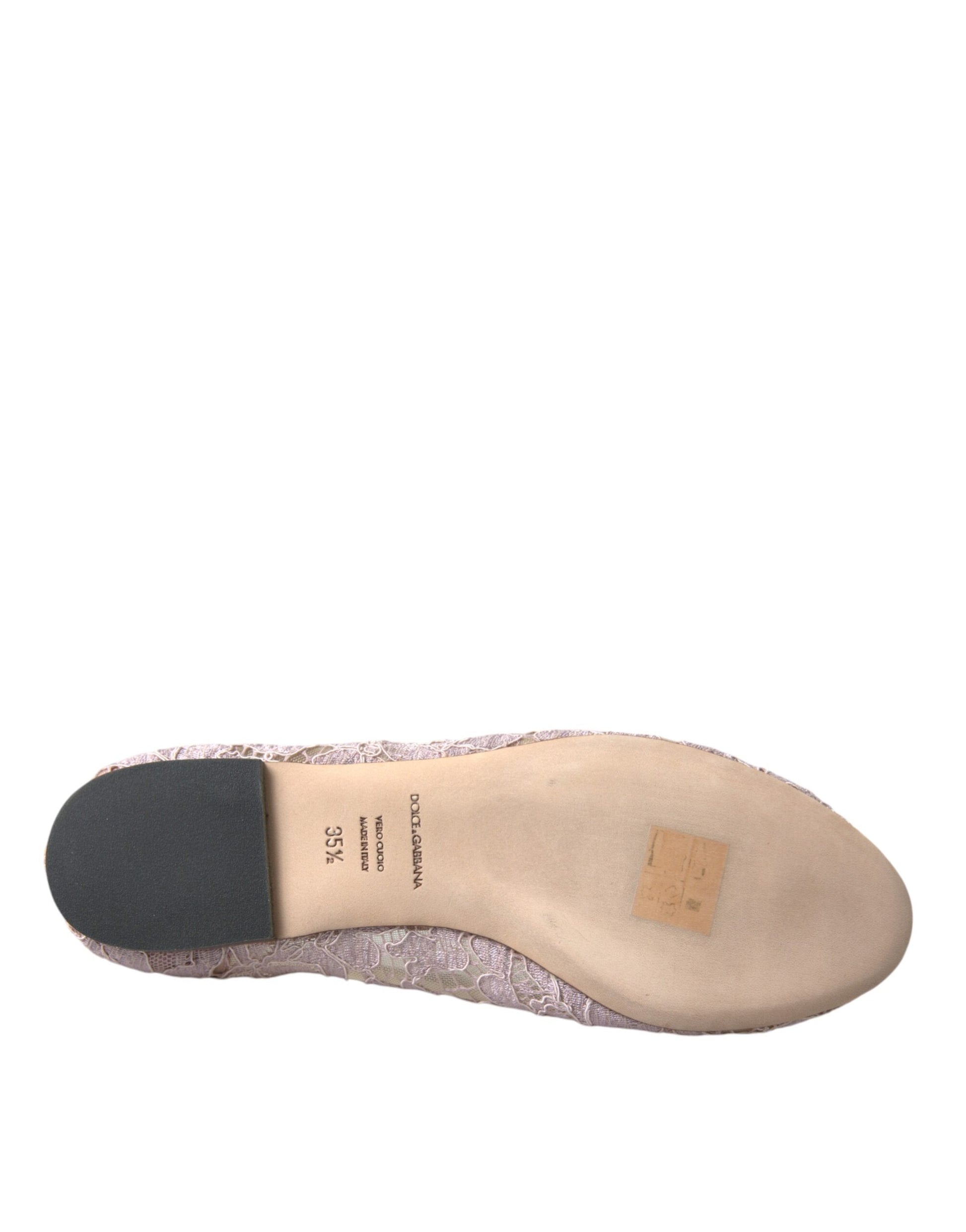 Dolce & Gabbana Pink Ballet Flats for Women additional view