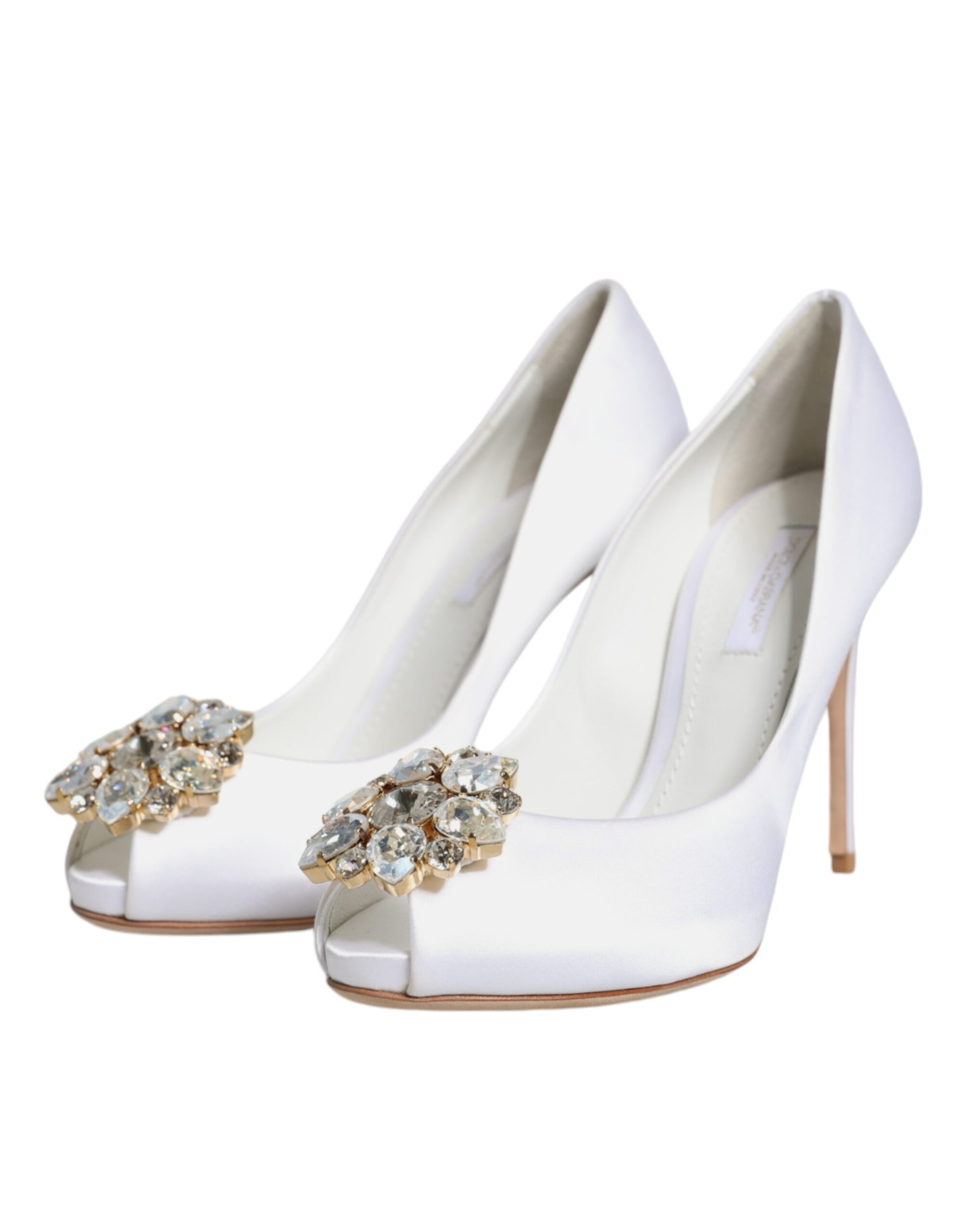 Dolce & Gabbana White High Heel for Women side view