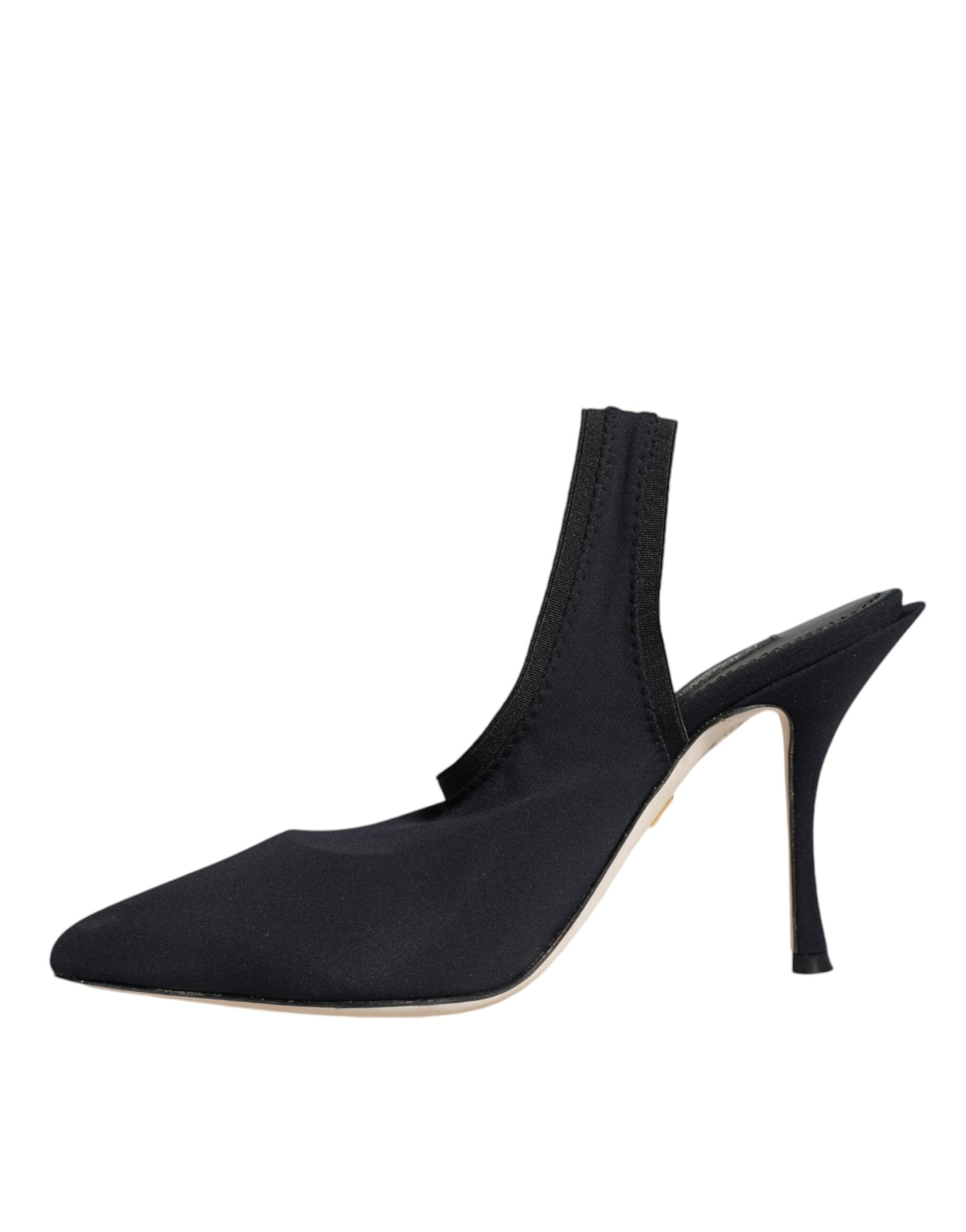 Dolce & Gabbana Black Stiletto Heels for Women additional view