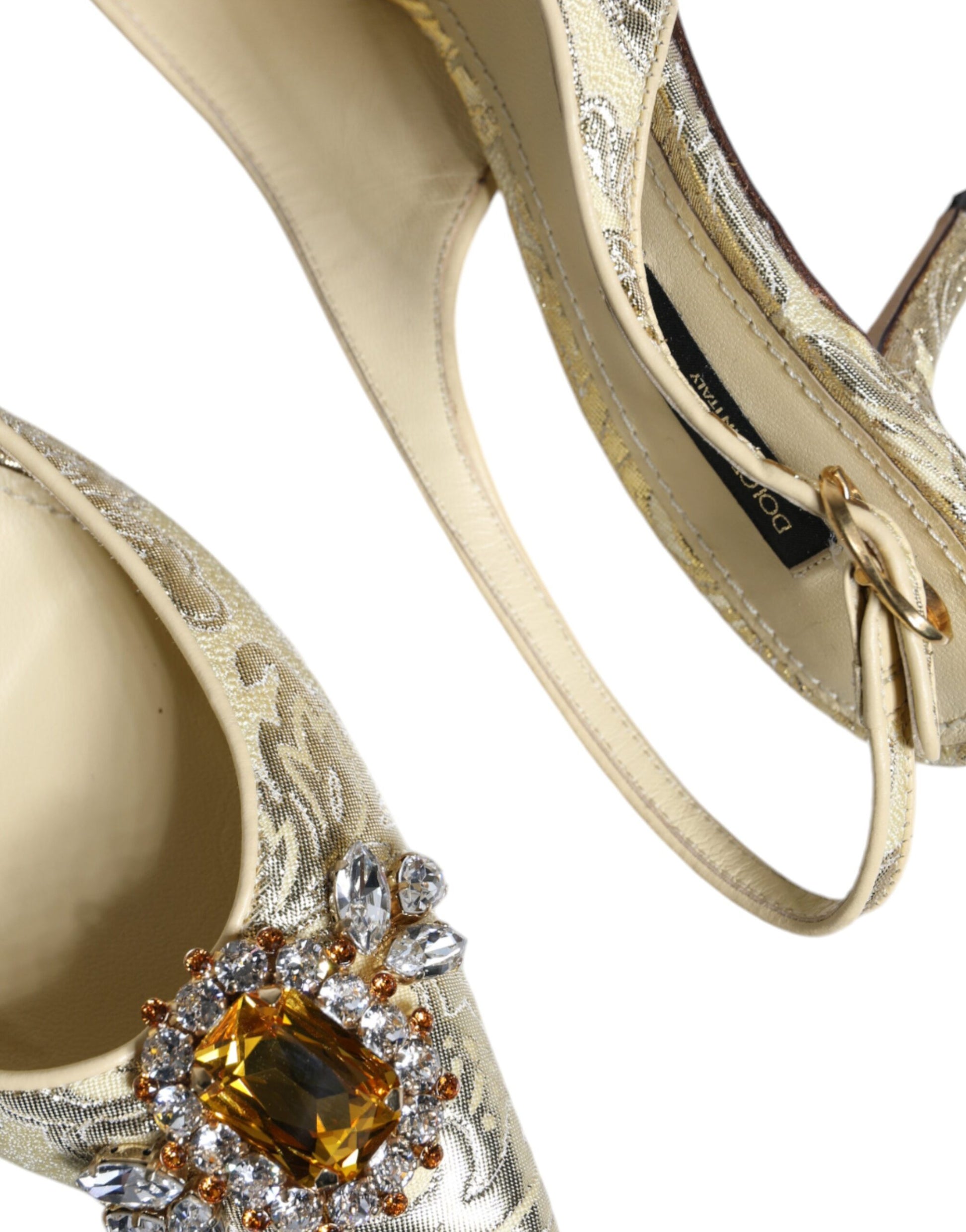 Dolce & Gabbana Gold Strap Ons for Women additional view