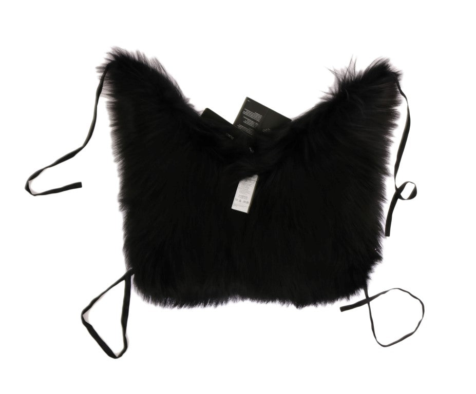 Dolce & Gabbana Black Scarf for Women side view