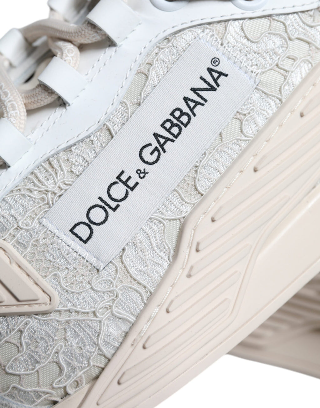 Dolce & Gabbana White Low Top Sneakers for Women additional view