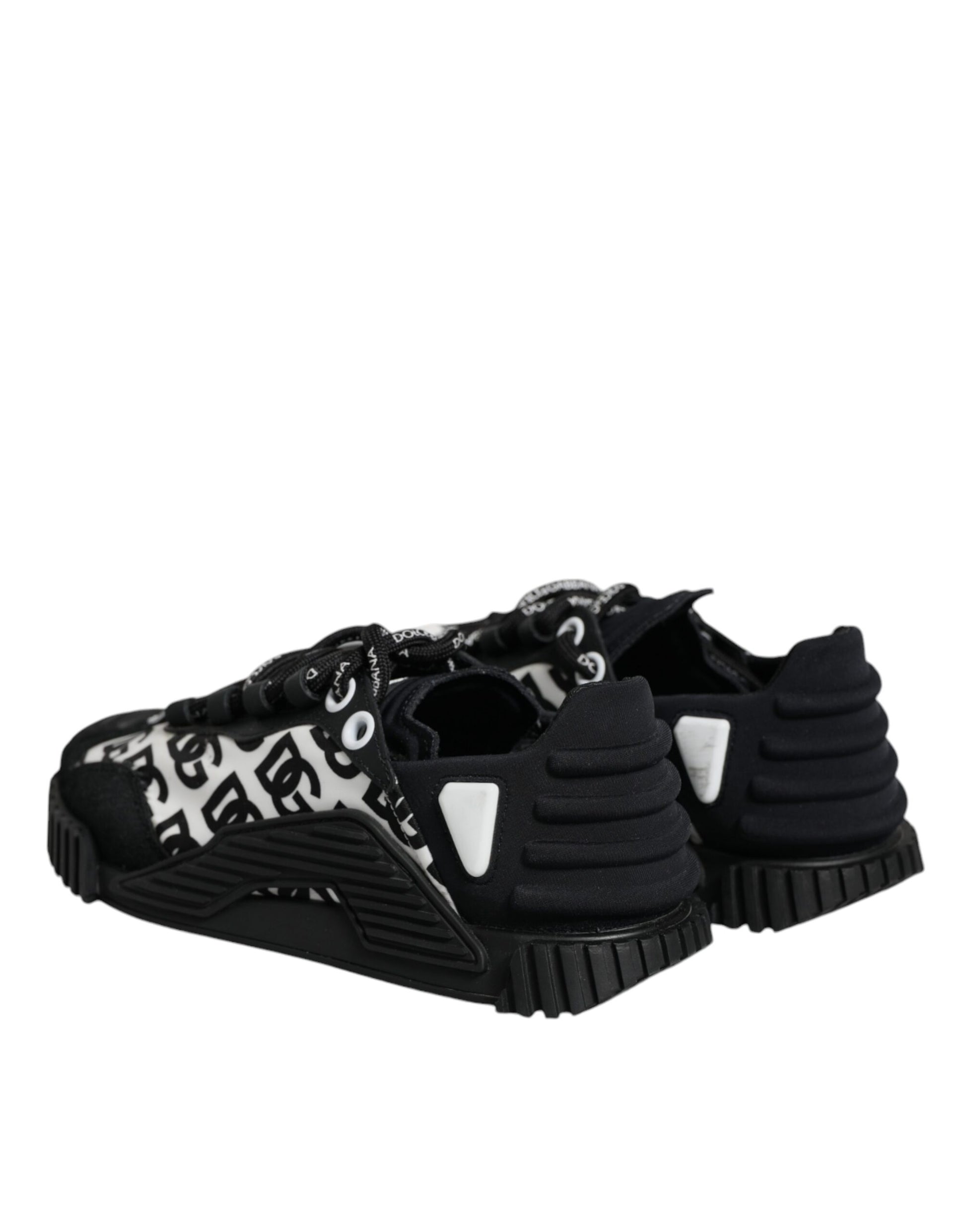 Chaussures Baskets Basses à Lacets NS1 Logo Noir Dolce & Gabbana