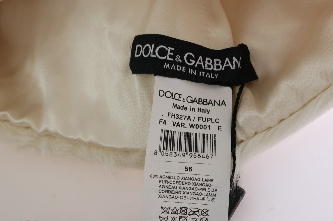 Dolce & Gabbana White Beanie for Women additional view