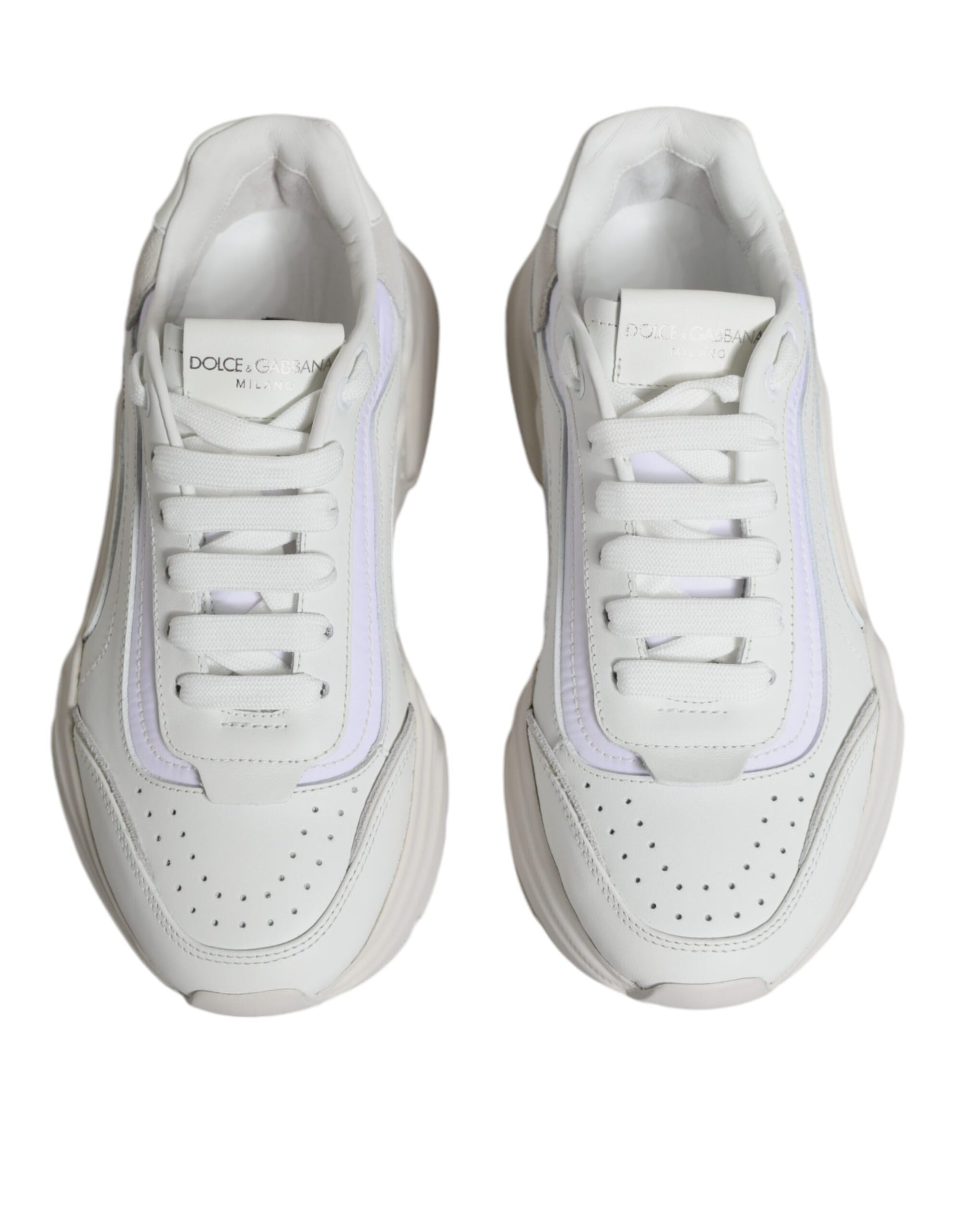 Dolce & Gabbana White Chunky Sneakers for Women detail view