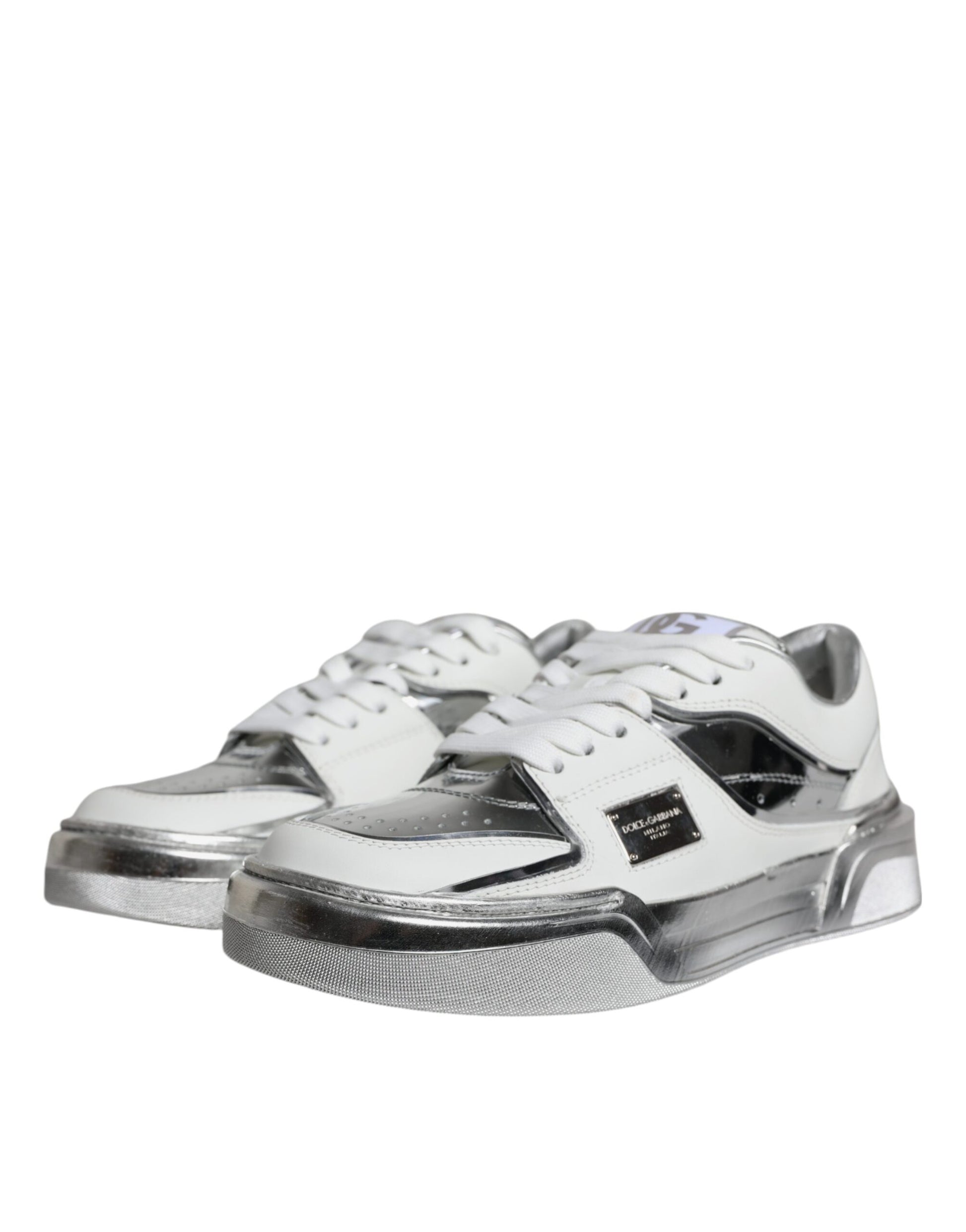 Dolce & Gabbana White Low Top Sneakers for Women detail view