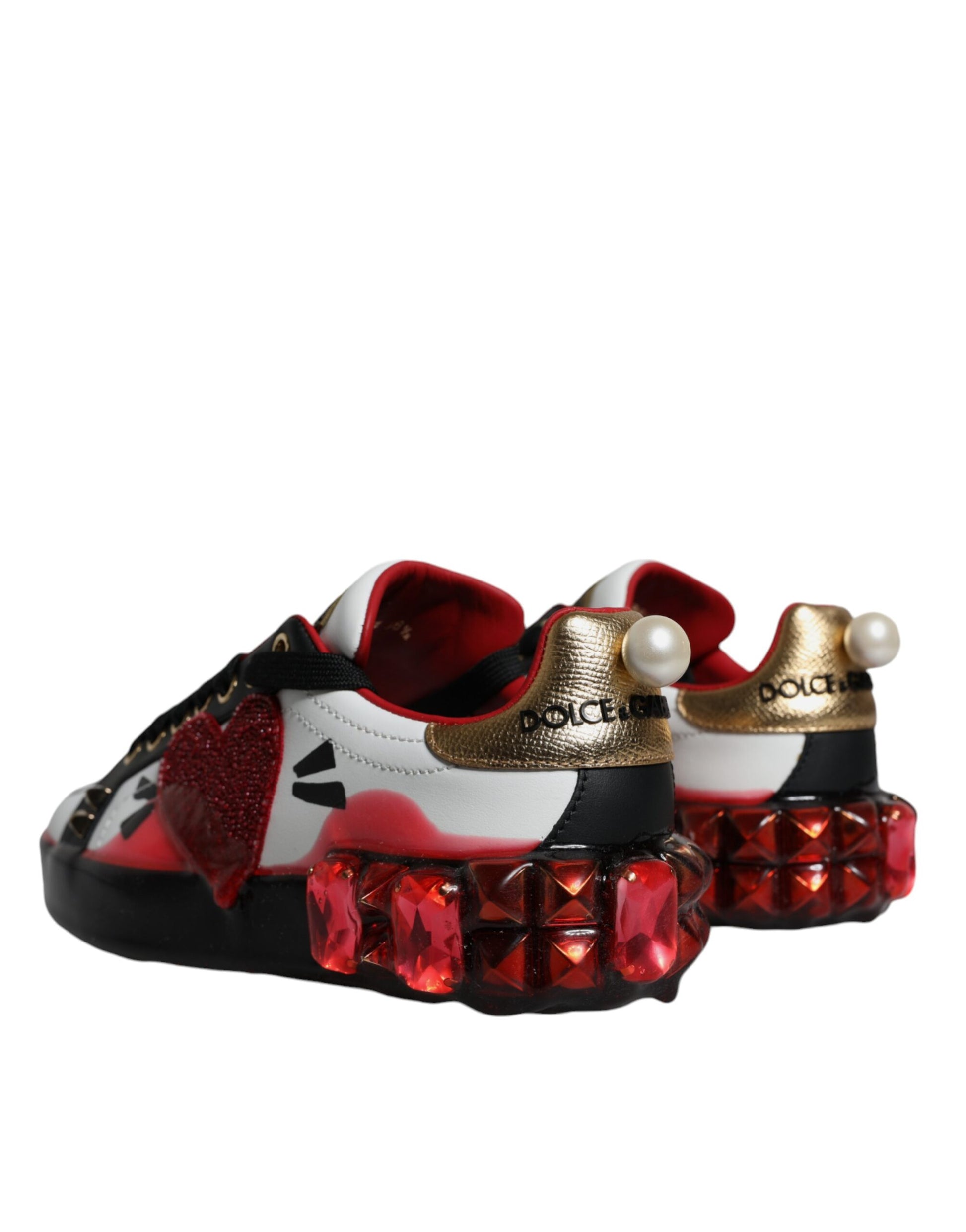 Dolce & Gabbana Multicolor Low Top Sneakers for Women side view