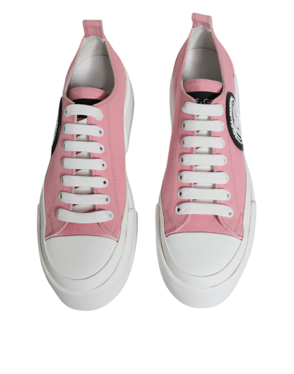 Dolce & Gabbana Pink Platform Sneakers for Women detail view