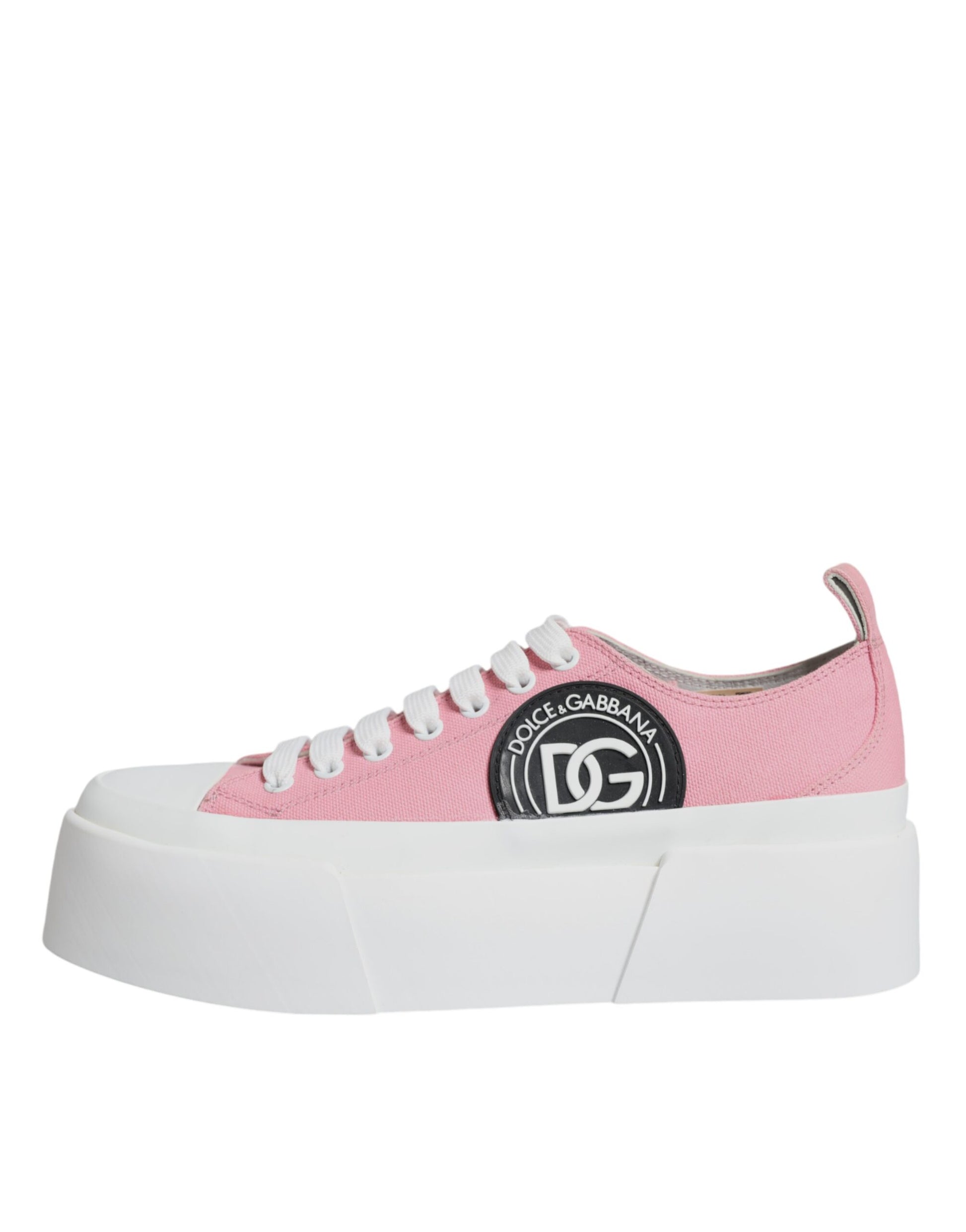 Dolce & Gabbana Pink Platform Sneakers for Women additional view