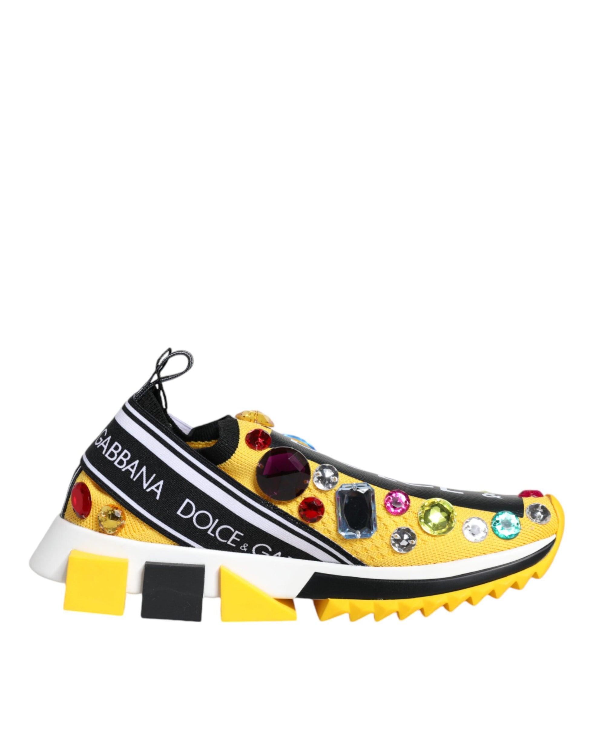 Dolce & Gabbana Yellow Low Top Sneakers for Women