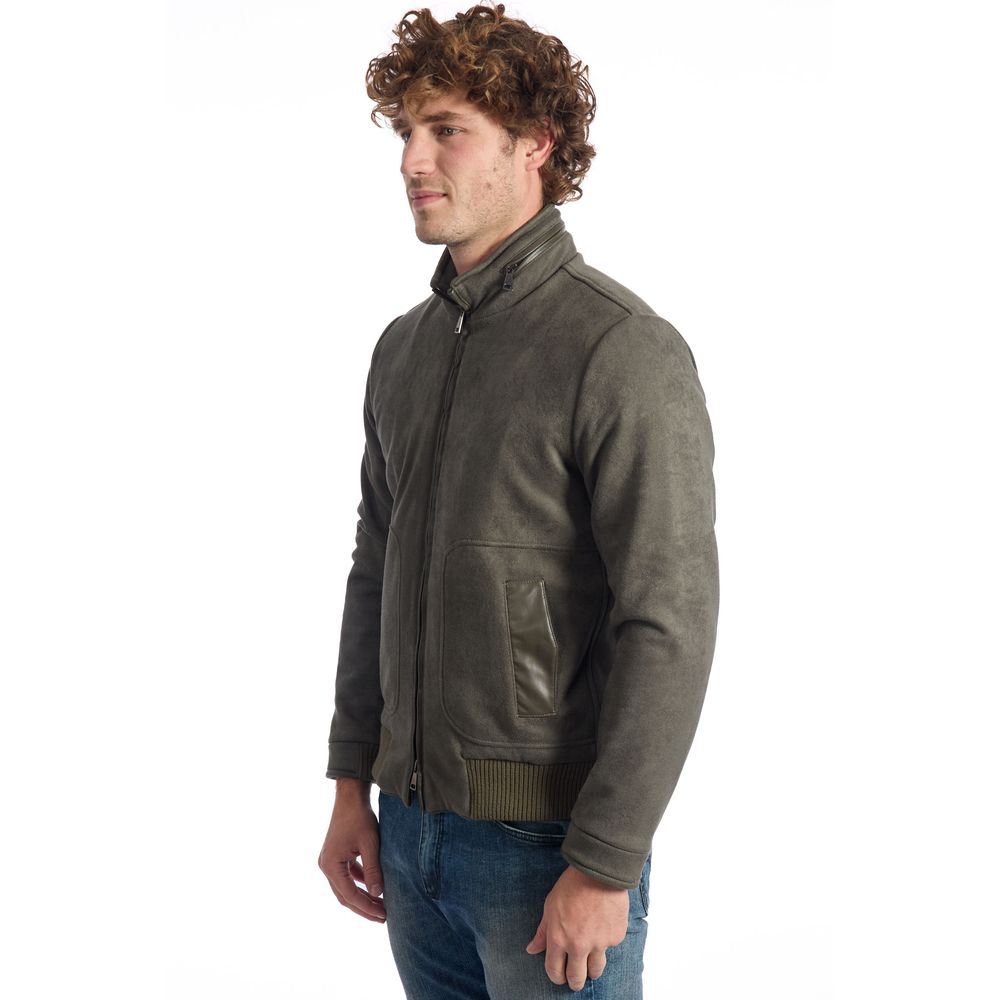 Roberto Pepe Luxury Green Bomber for Men alternate view