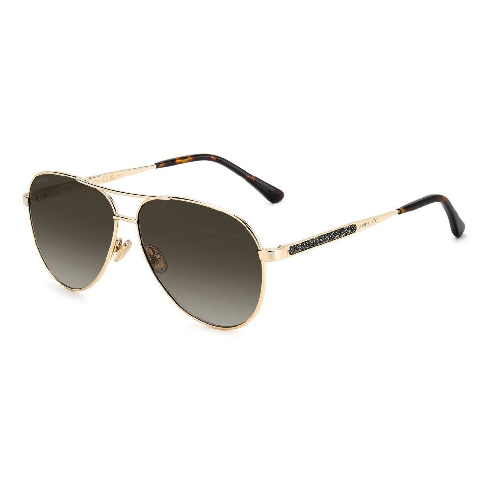 Jimmy Choo Gold Sunglasses for Women