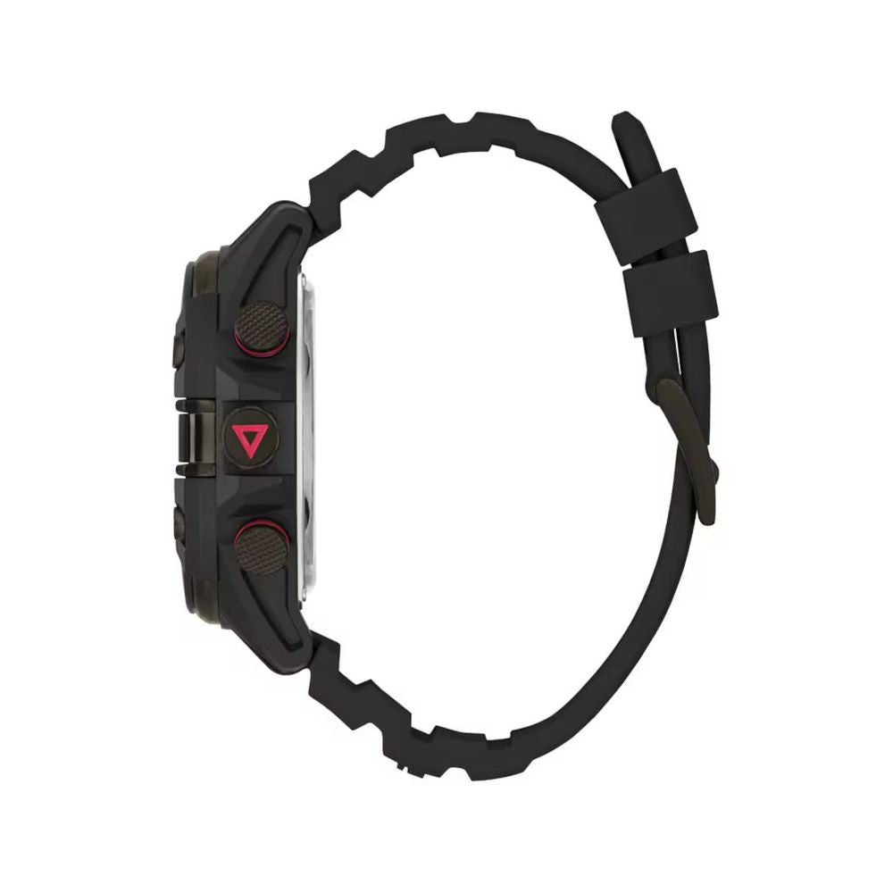 Montre Sport Guess en Résine Noire