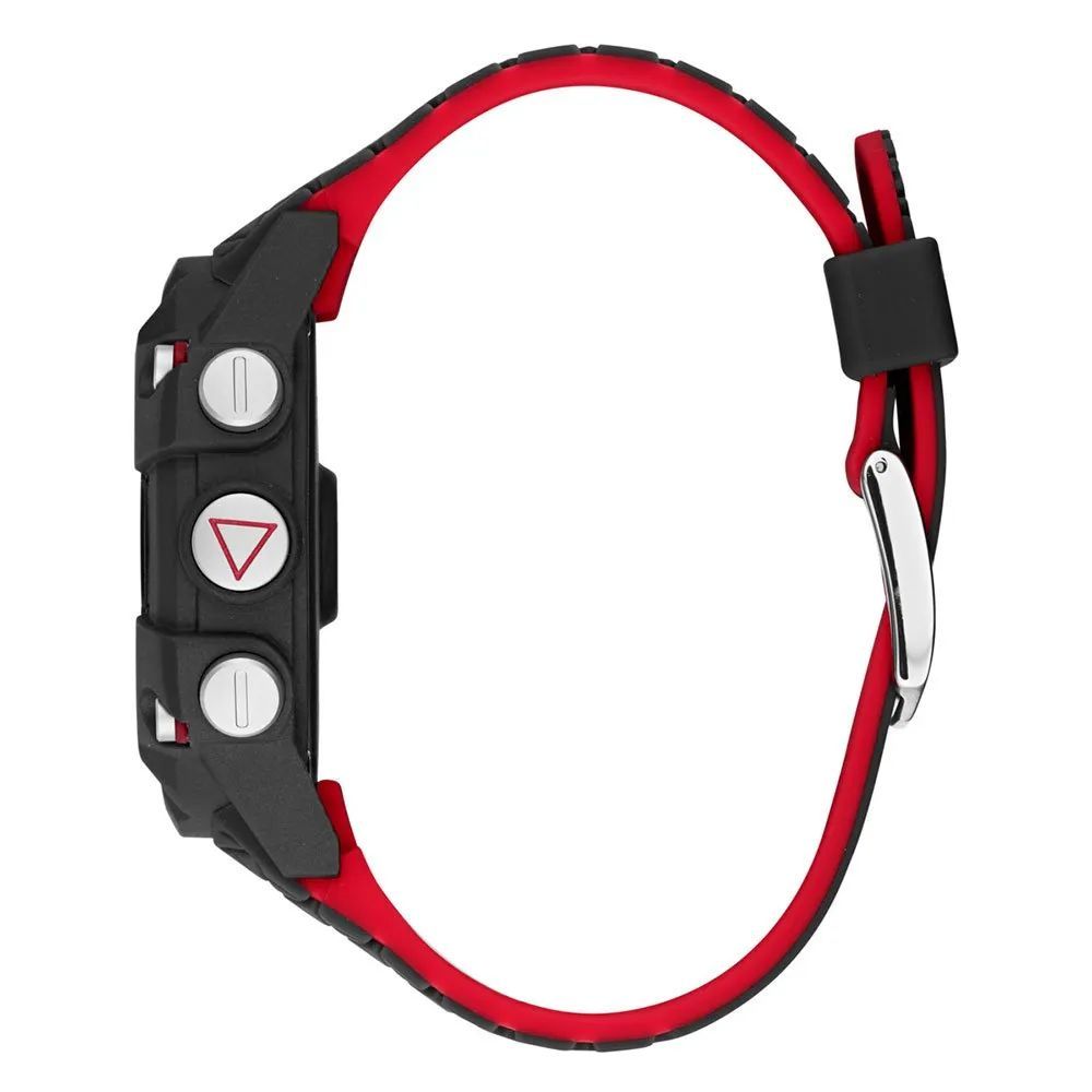 Montre digitale Guess en résine noire