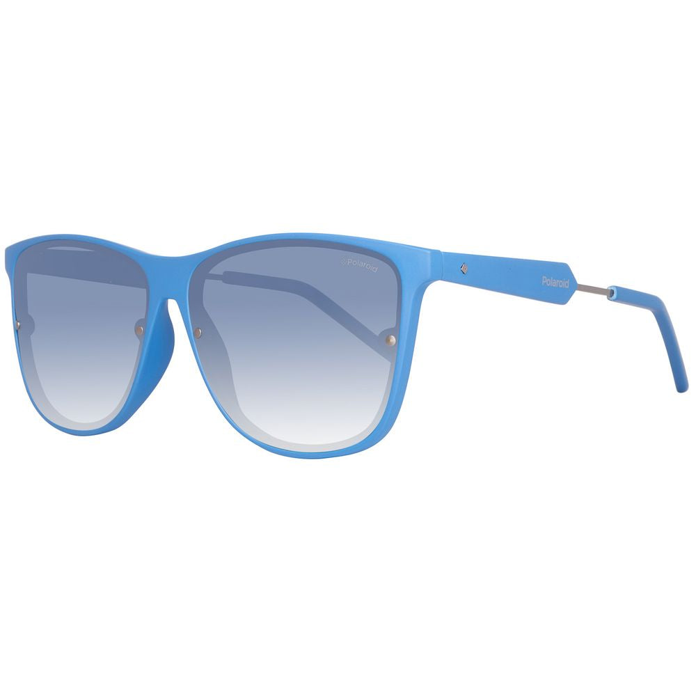 Lunettes de soleil Polaroid en acétate bleu