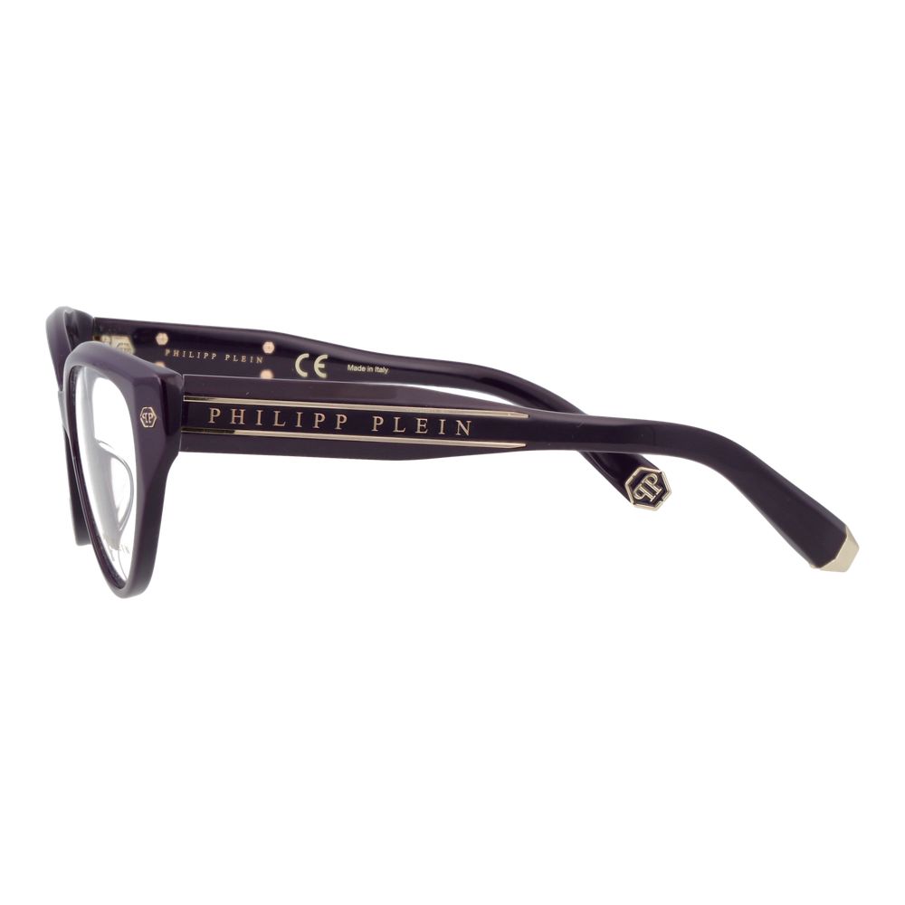 Philipp Plein Purple Glasses Frames for Women side view